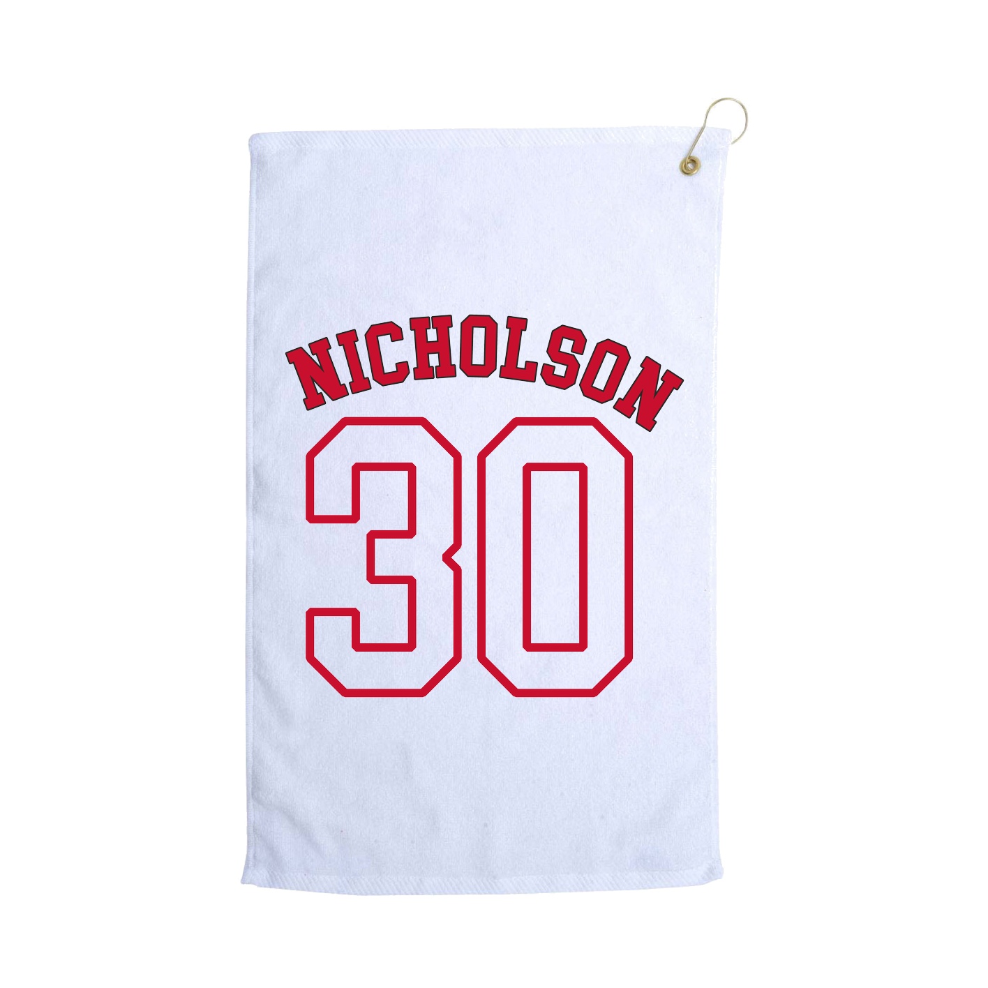 Golf Towel — Shirsey Arch in White