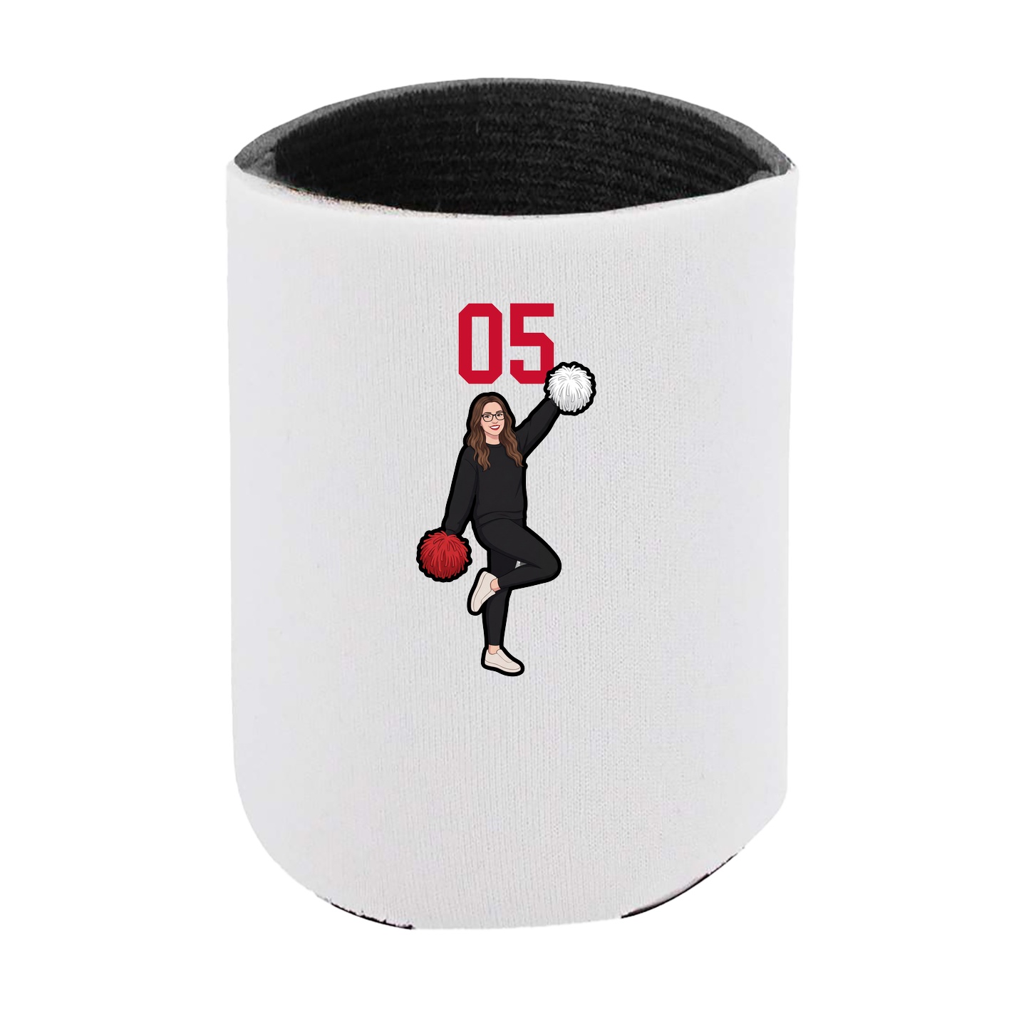 Can Holder — Number Top in White
