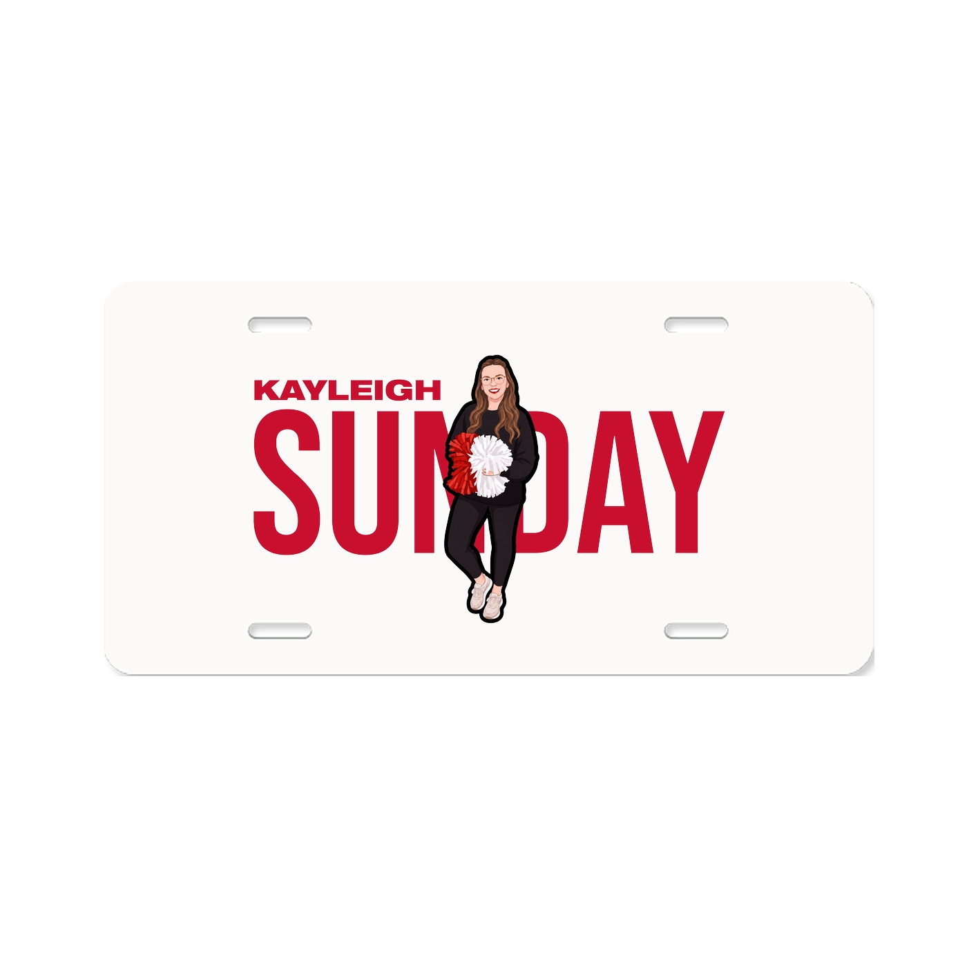 License Plate — Player Name in Classic