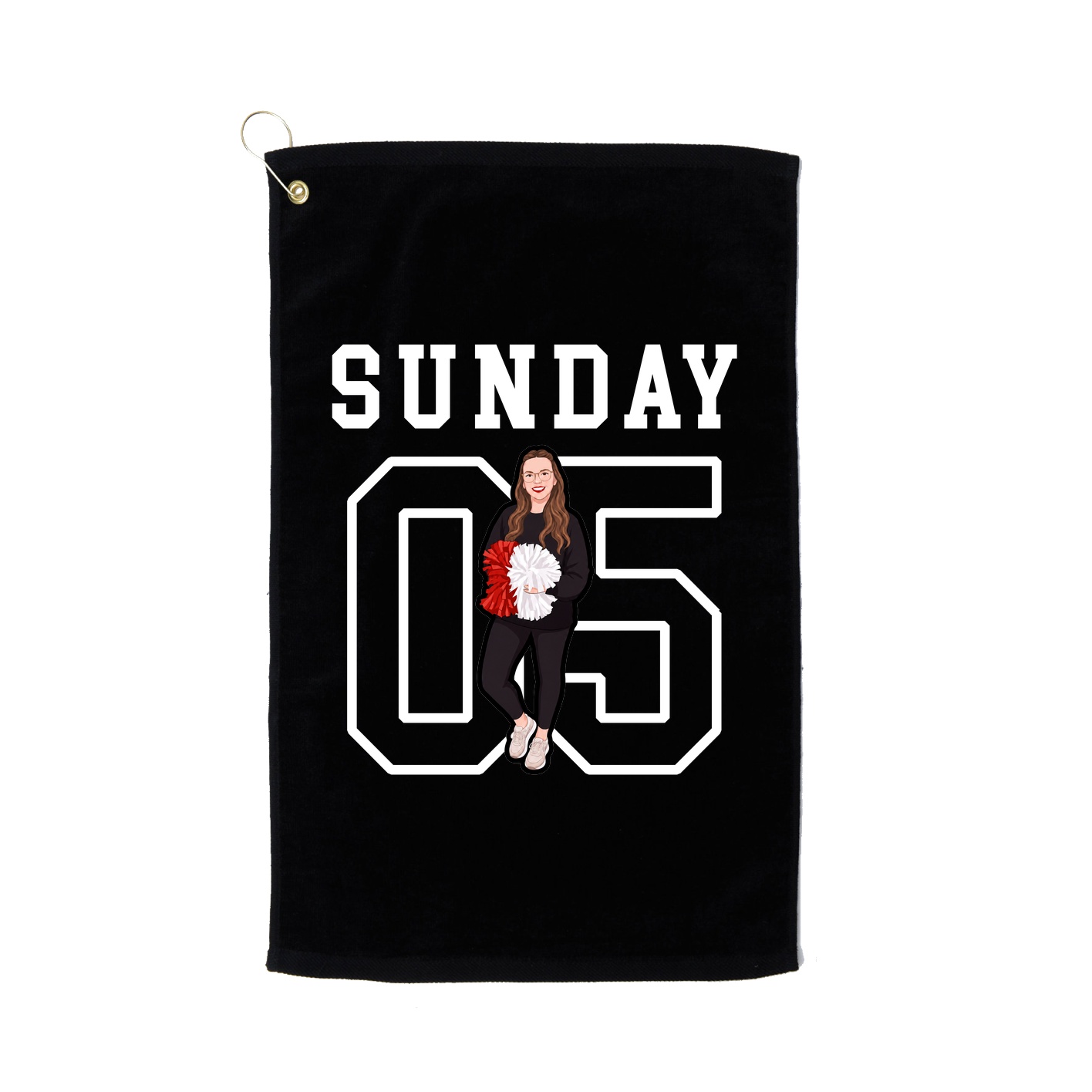 Golf Towel — Shirsey in Black