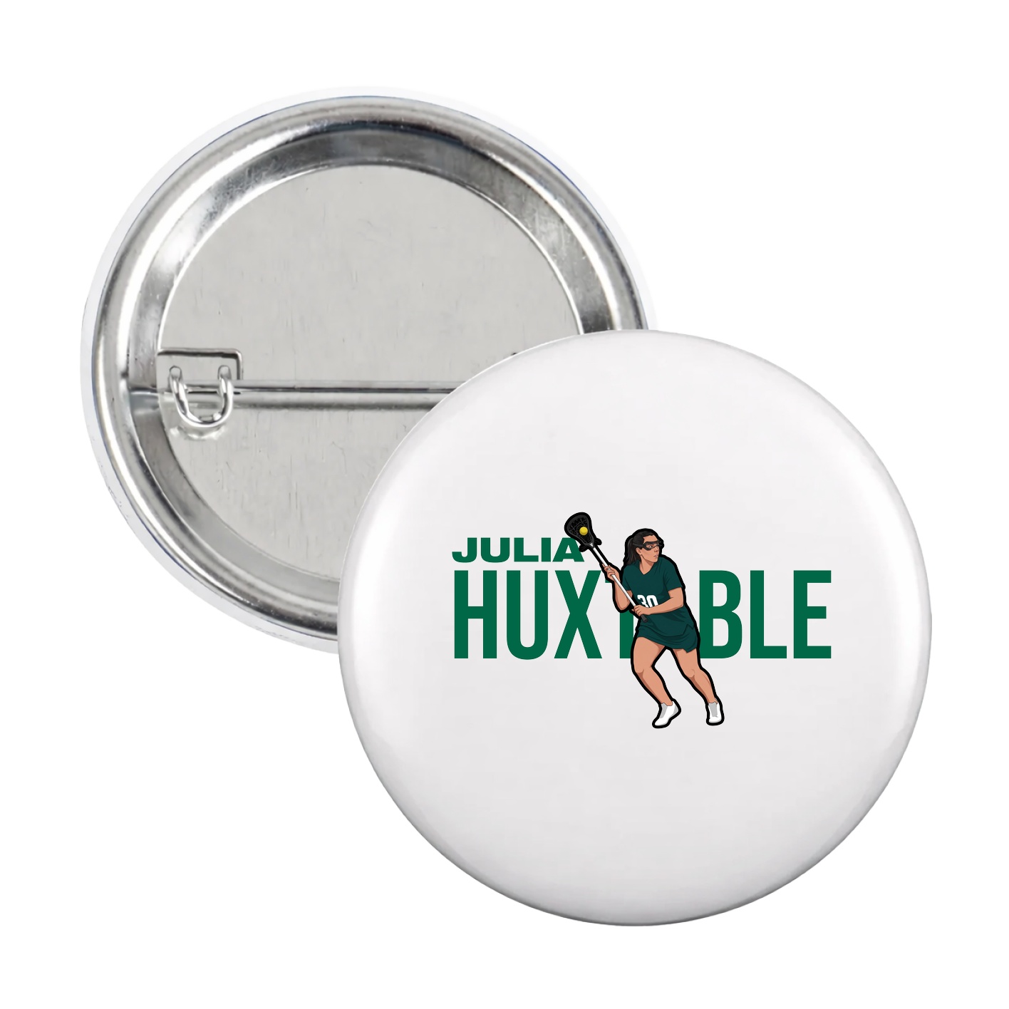 Game Day Button — Player Name in White