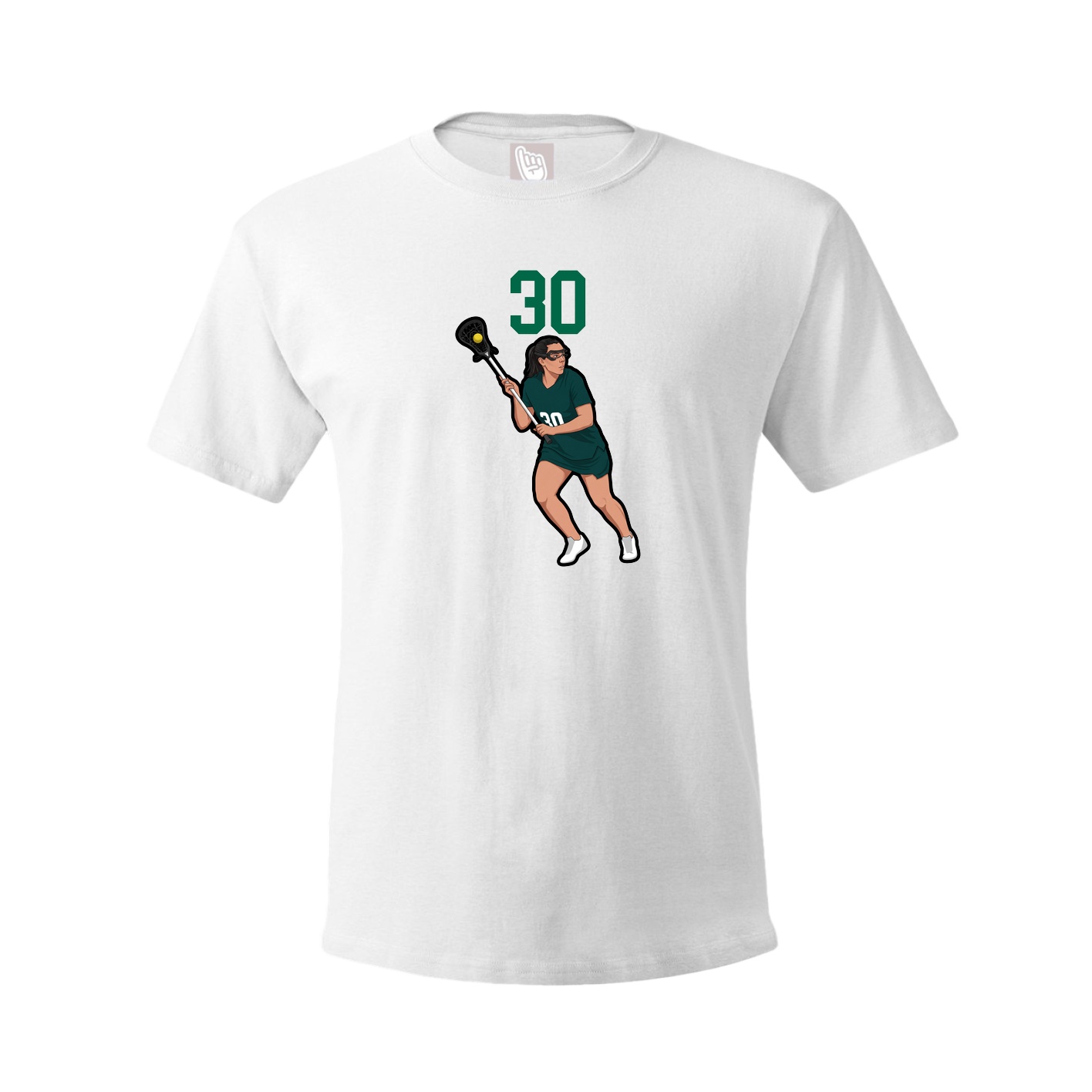 Tee — Number Top in White