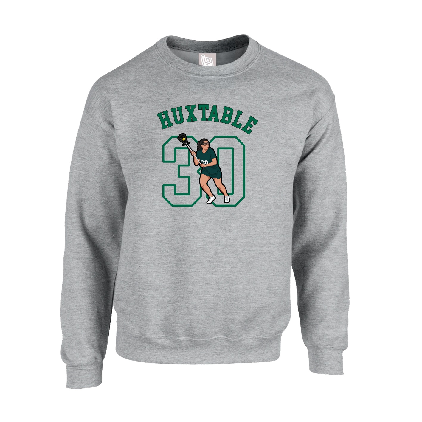 Fleece Crew — Shirsey Arch in Grey
