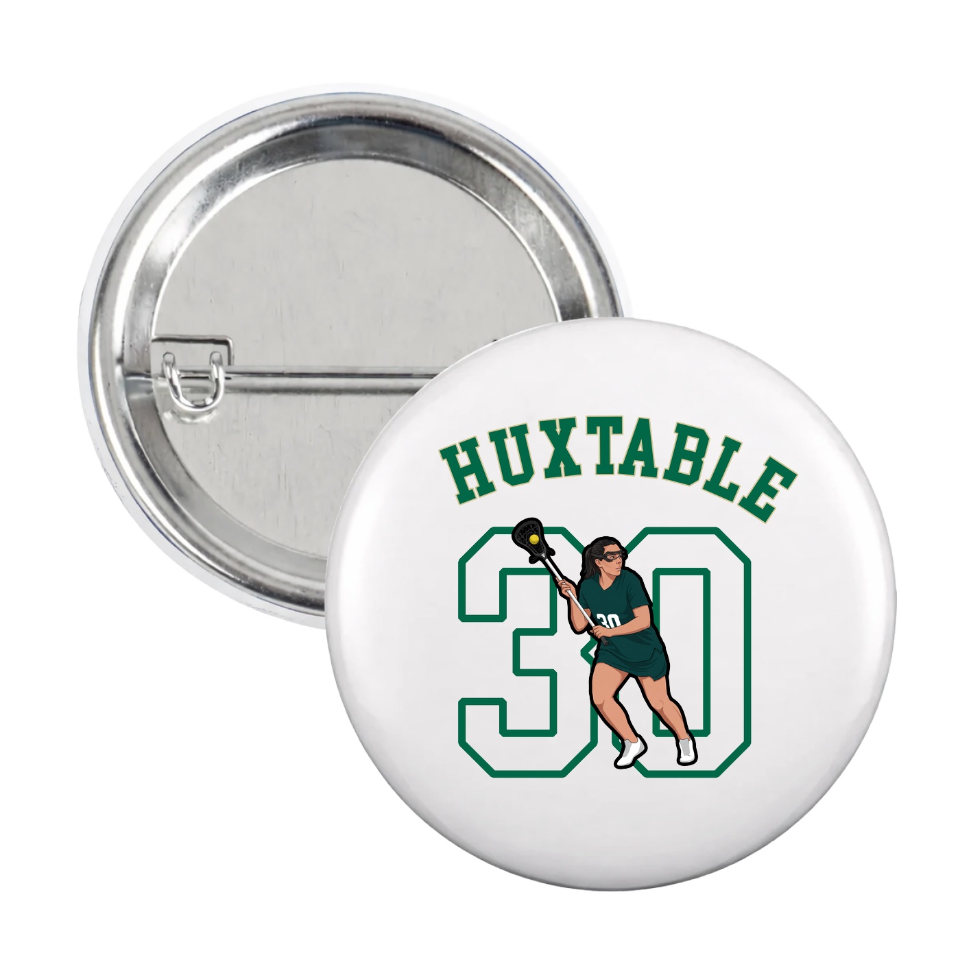 Game Day Button — Shirsey Arch in White