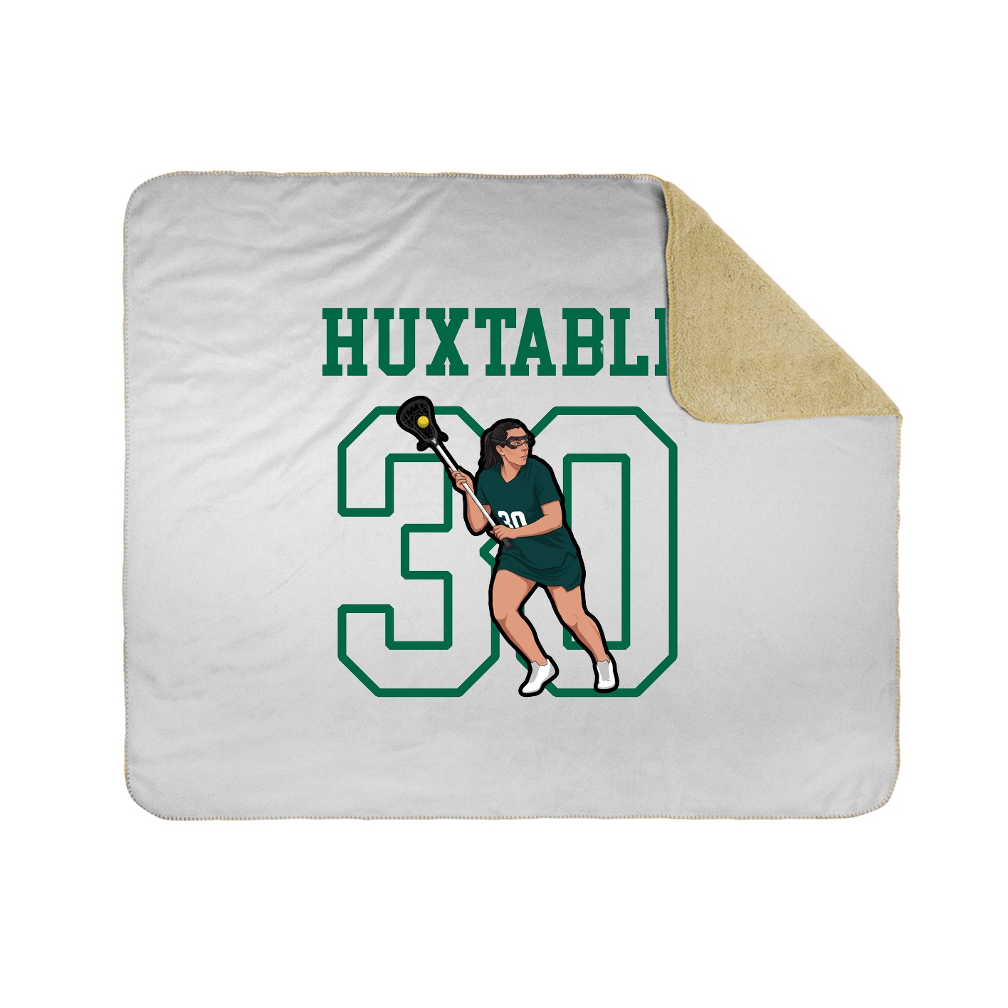 Throw Blanket — Shirsey in White