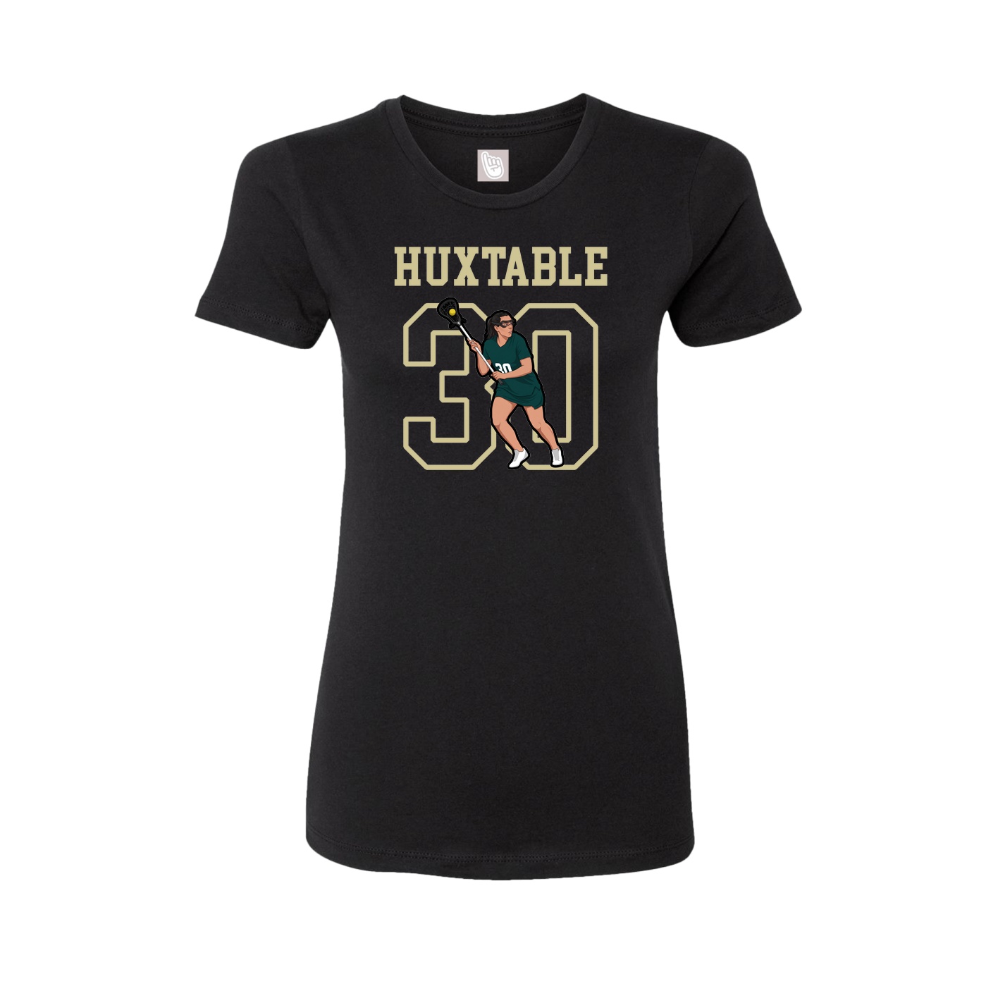 Fitted Women's Tee — Shirsey in Black