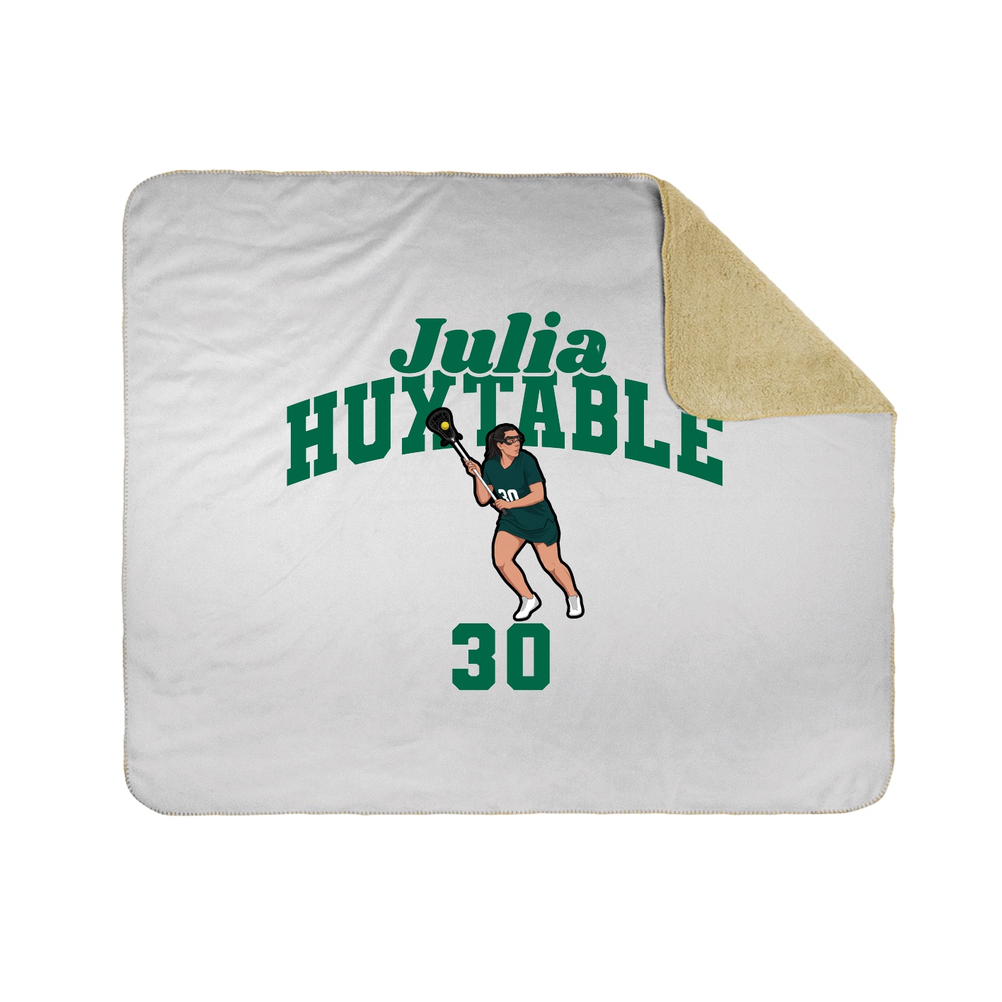 Throw Blanket — Signature Arch in White