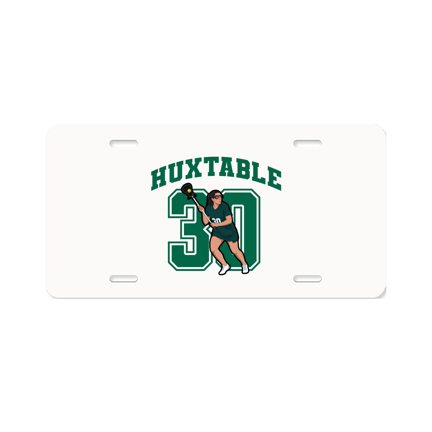 License Plate — Number in Classic