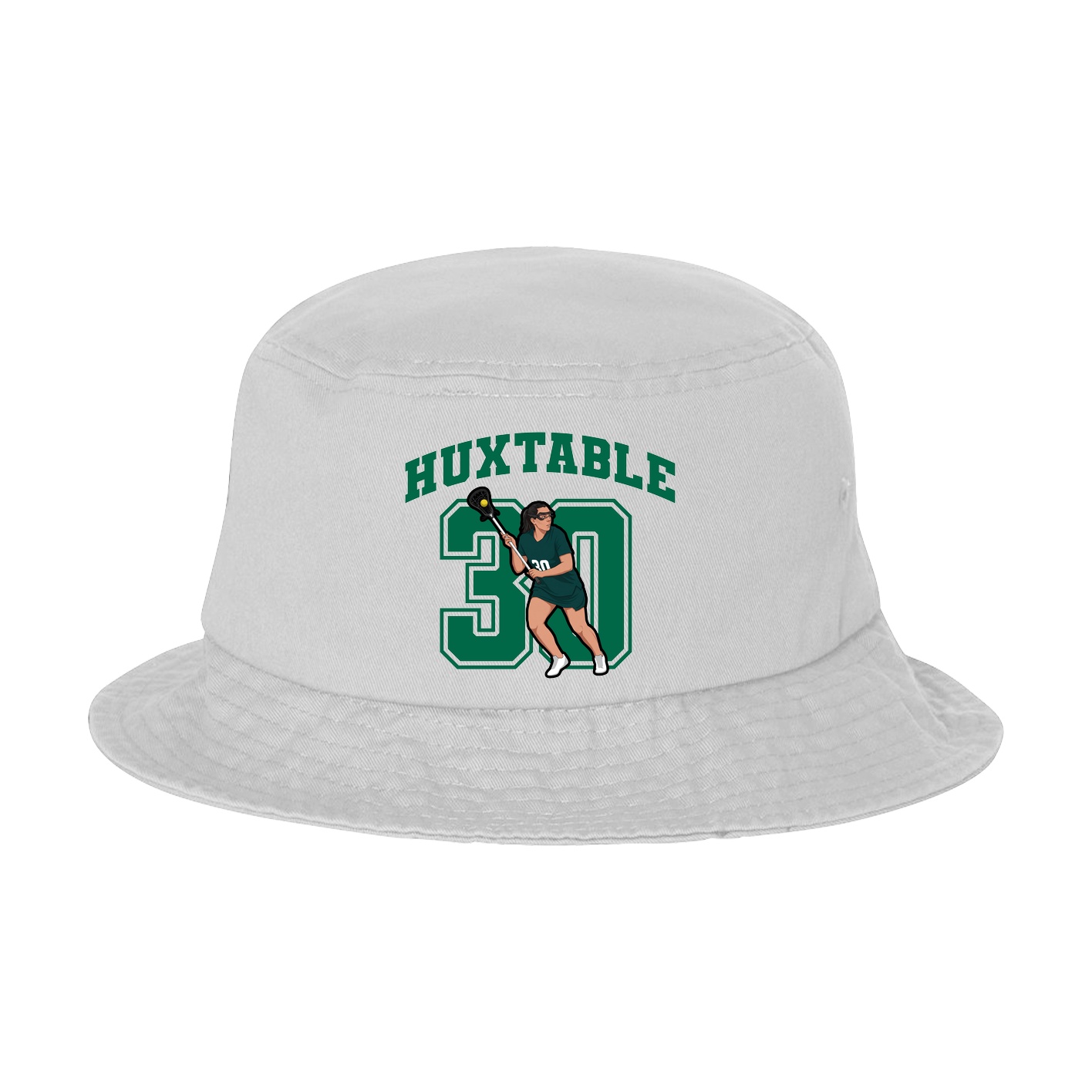 Bucket Cap — Number in White