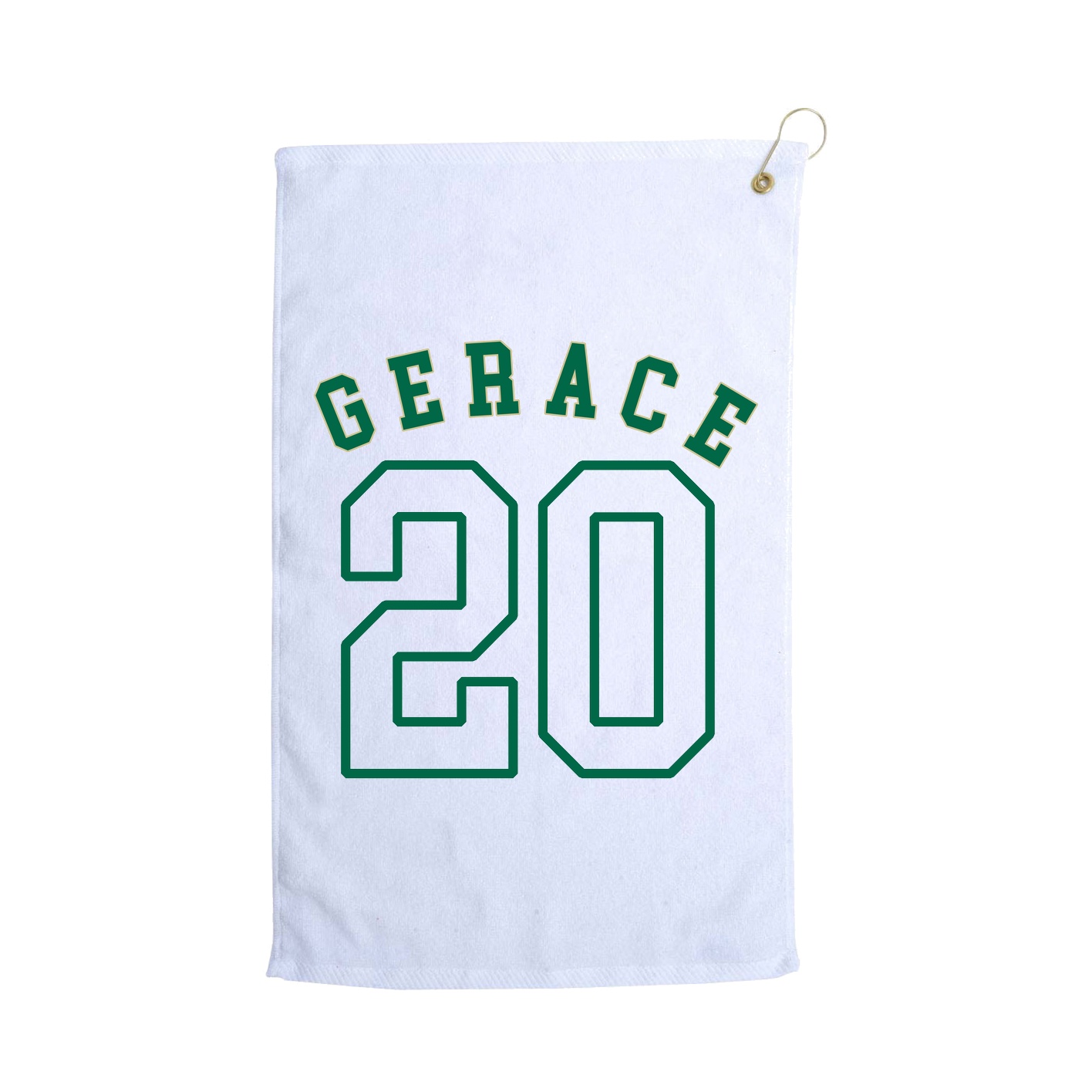 Golf Towel — Shirsey Arch in White