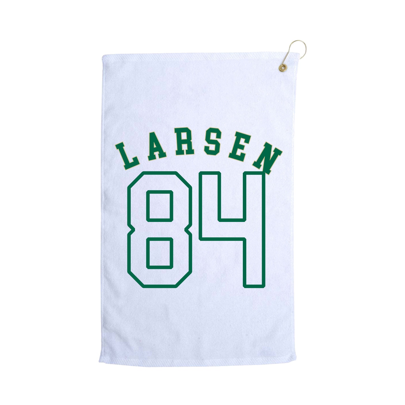 Golf Towel — Shirsey Arch in White