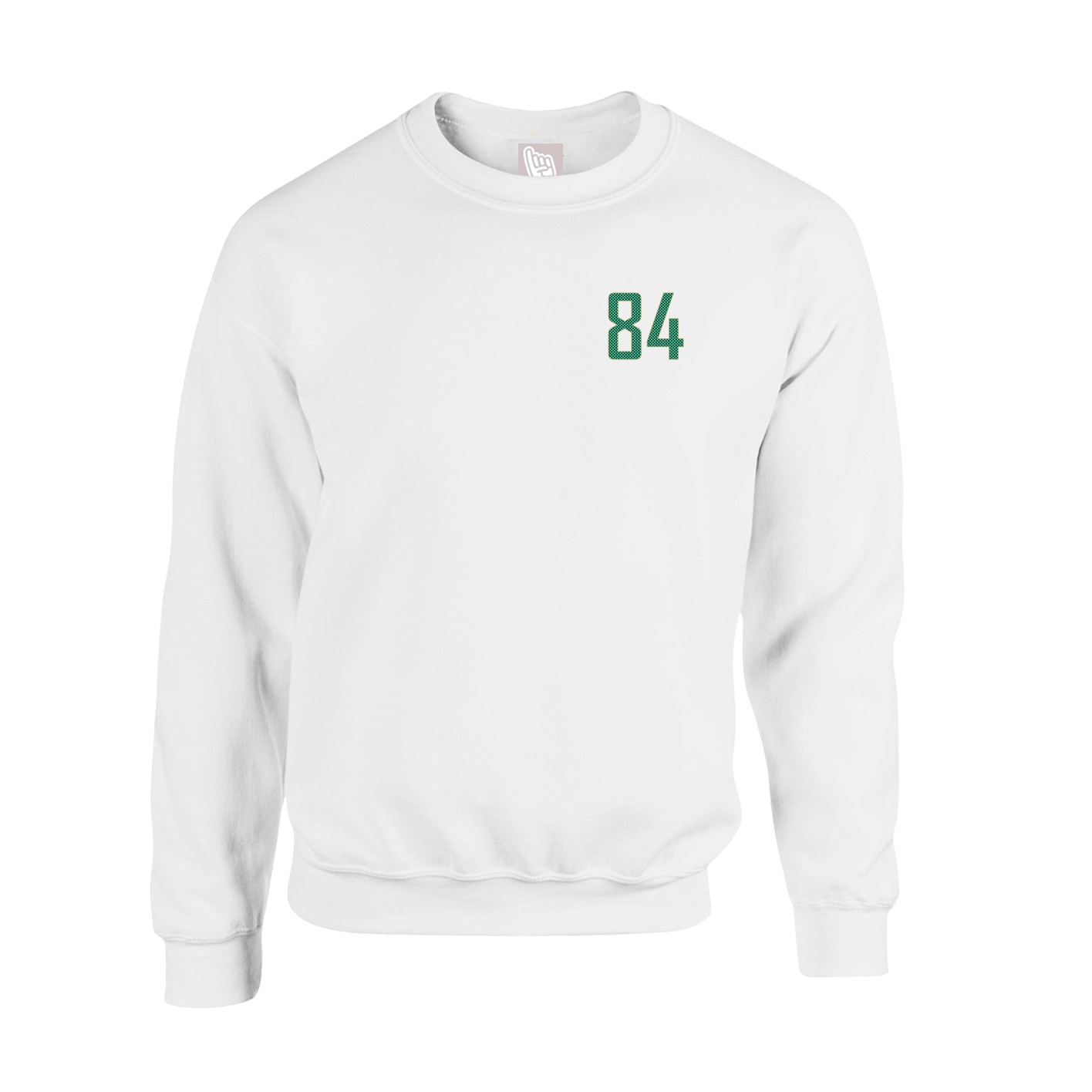 Fleece Crew — Front Shirsy in White