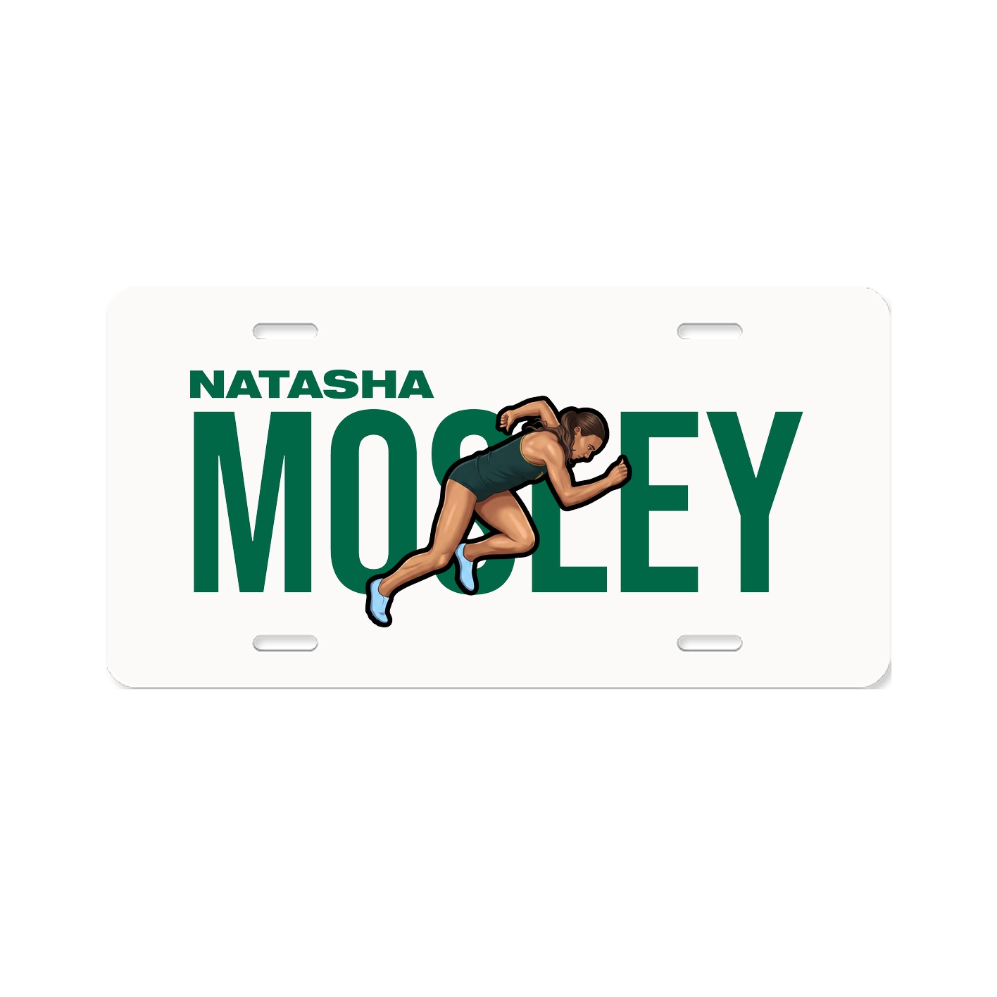 License Plate — Player Name in Classic