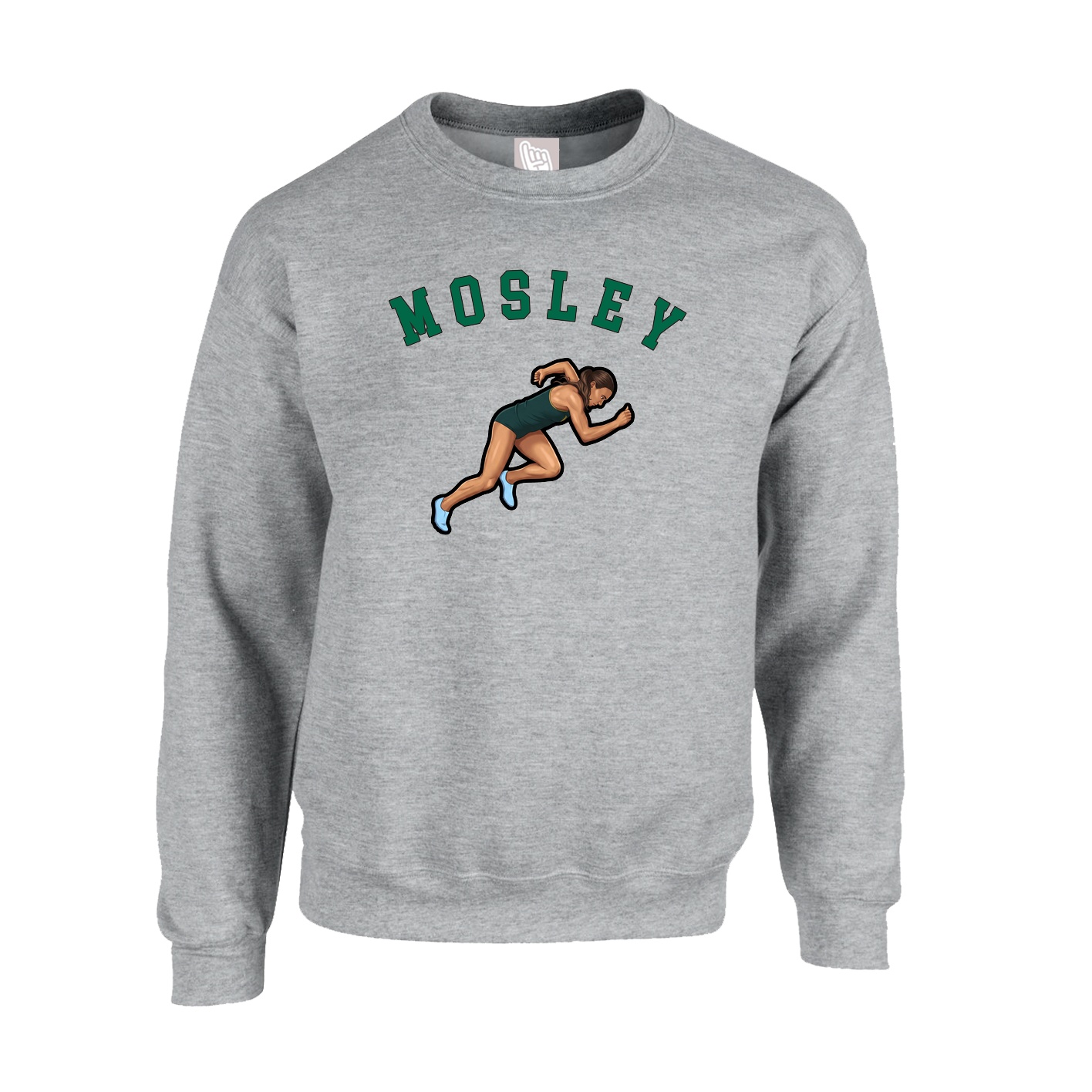 Fleece Crew — Shirsey Arch in Grey