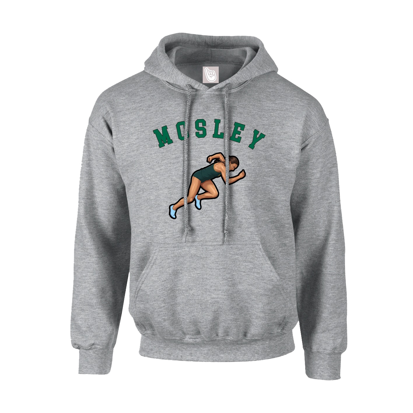 Youth Hoodie — Shirsey Arch in Grey