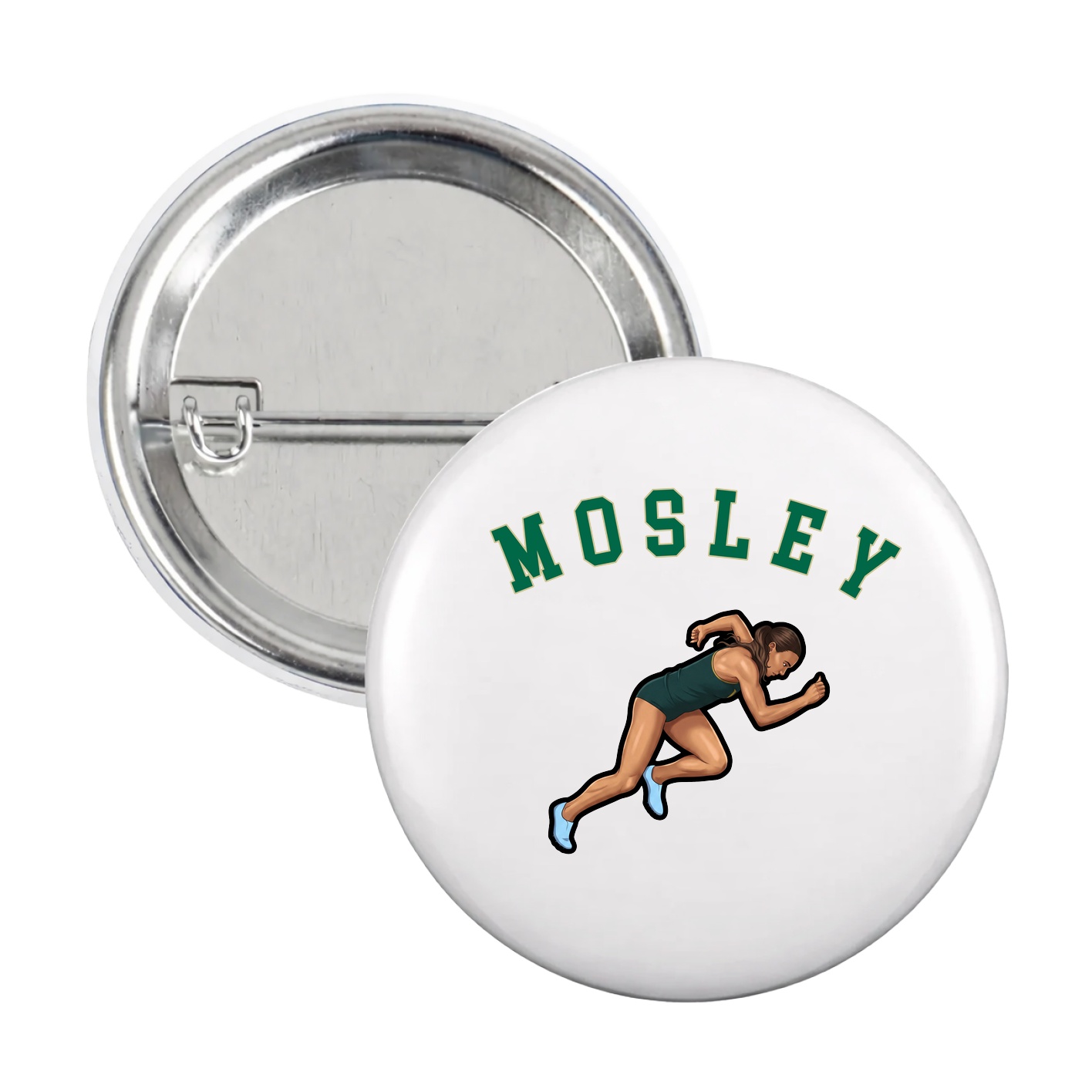 Game Day Button — Shirsey Arch in White