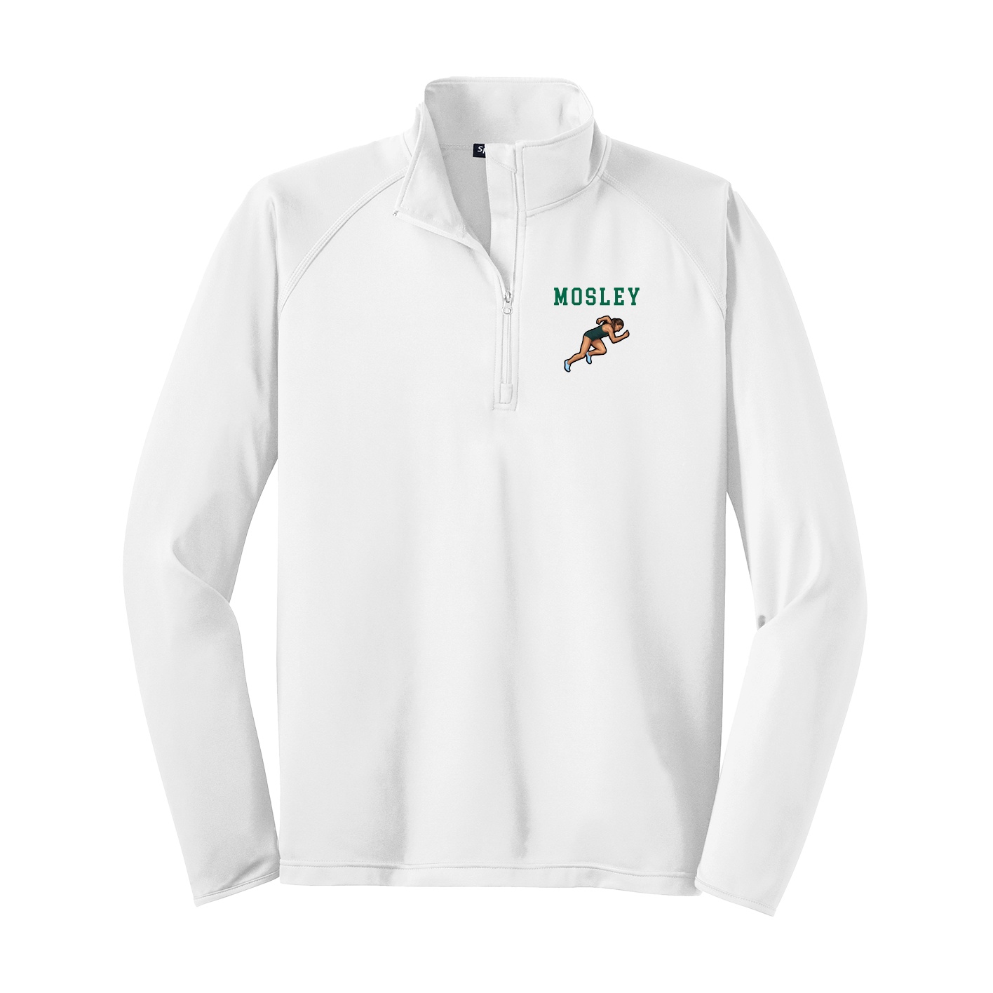 Q-Zip Pullover — Shirsey in White