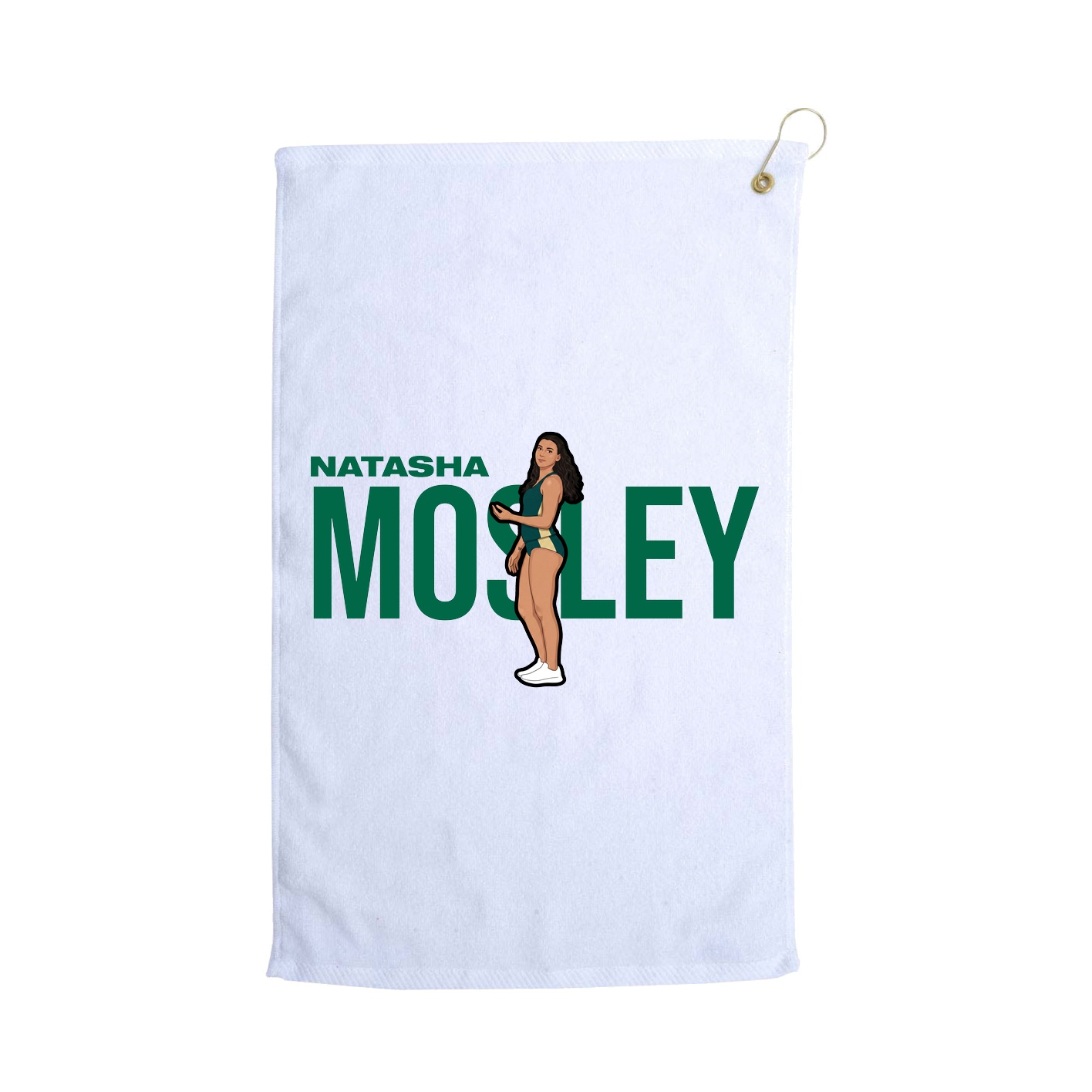 Golf Towel — Player Name in White