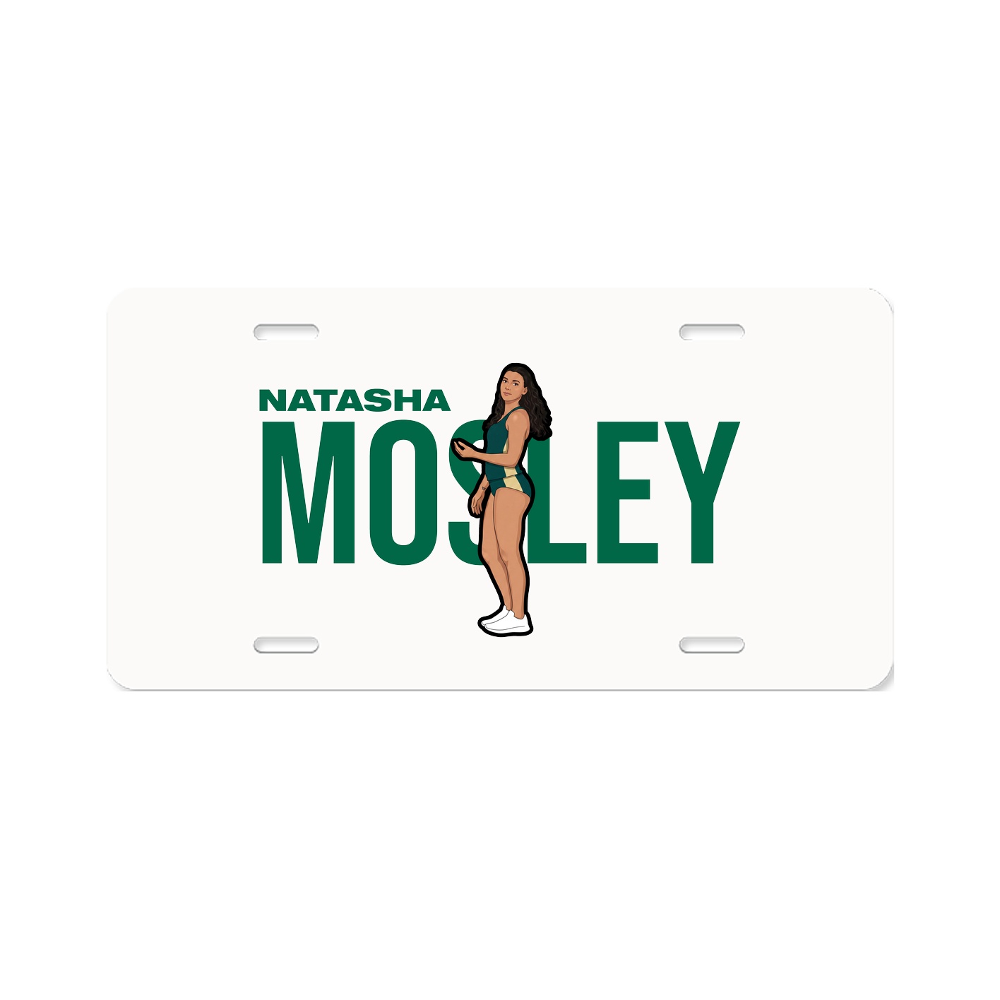 License Plate — Player Name in Classic