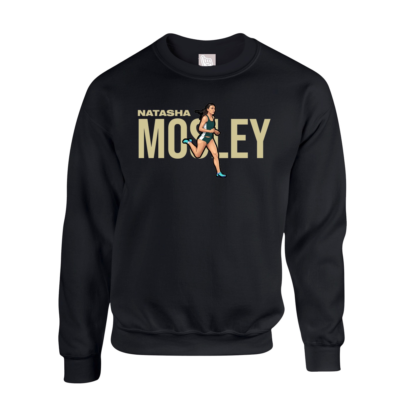 Fleece Crew — Player Name in Black
