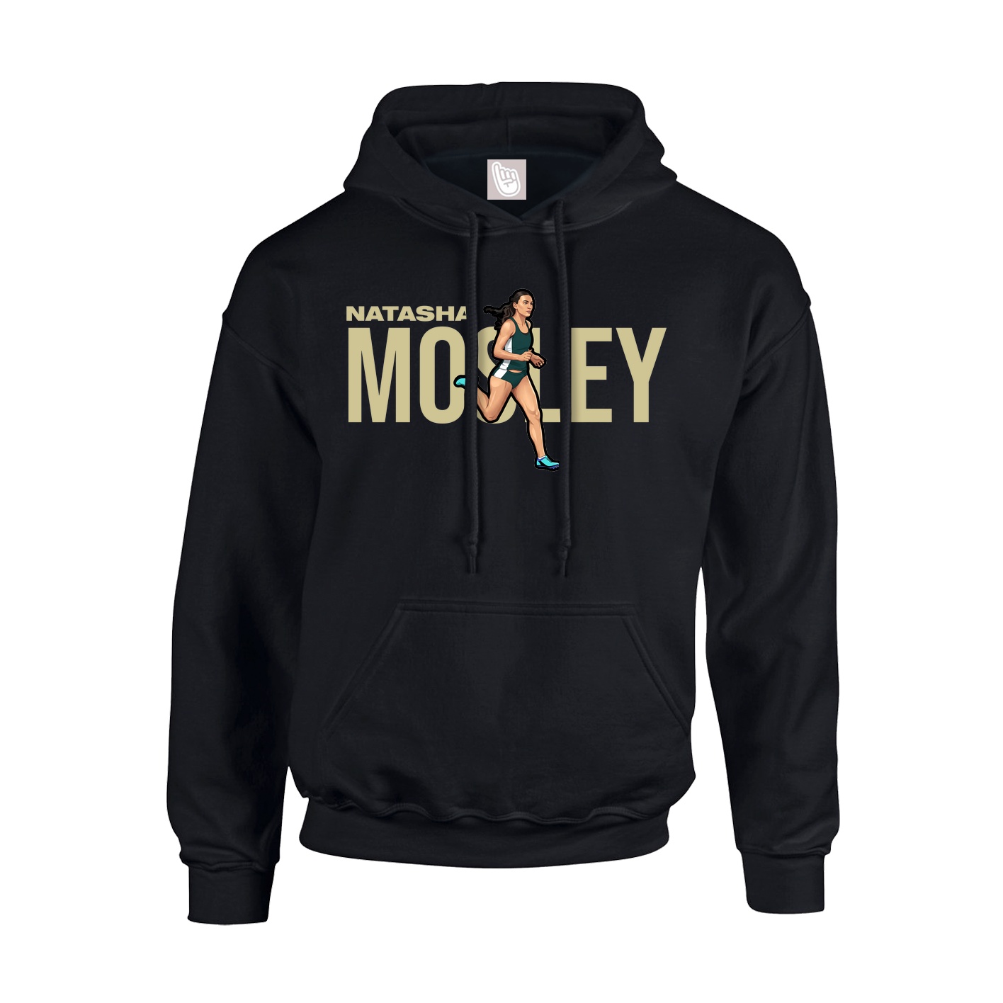 Youth Hoodie — Player Name in Black