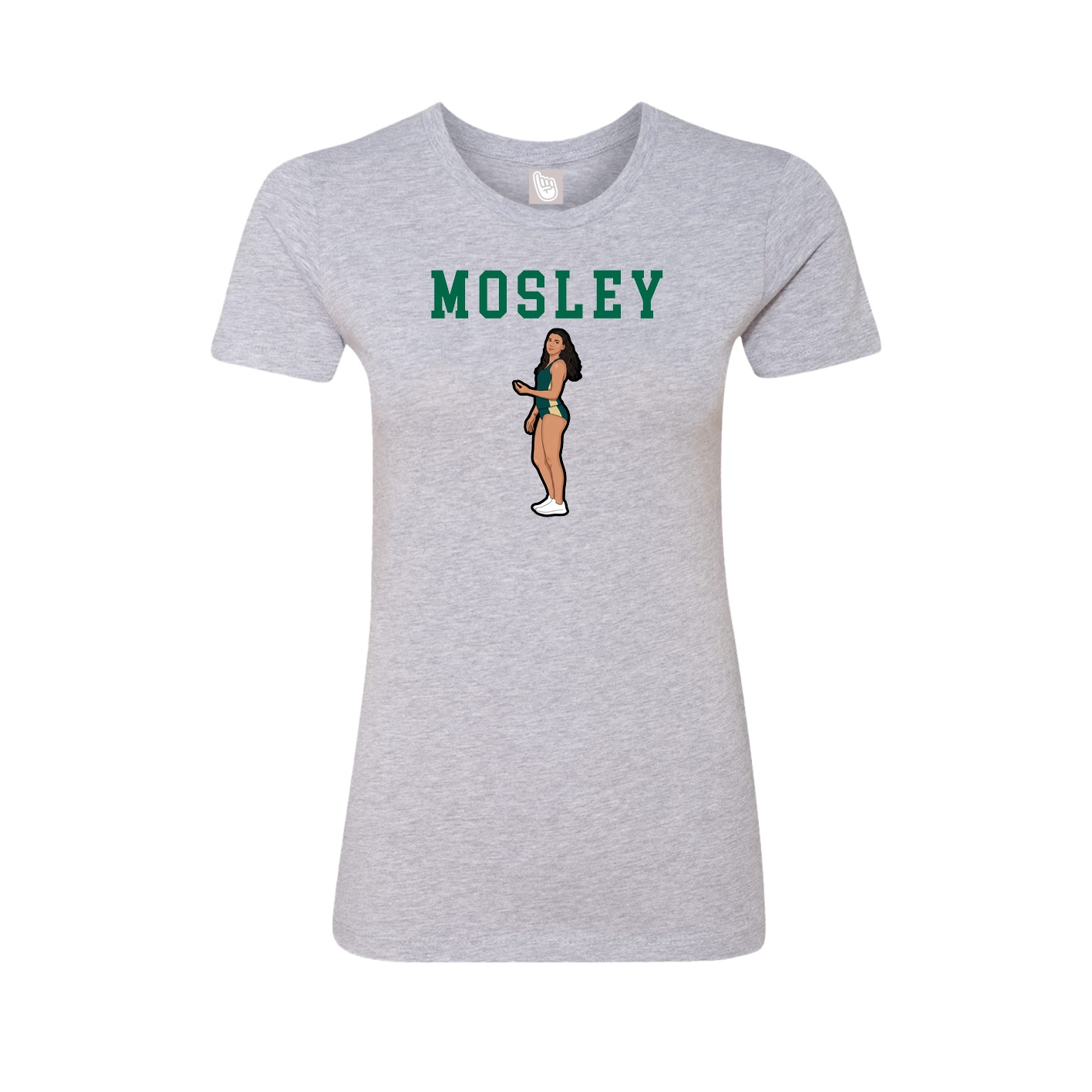 Fitted Women's Tee — Shirsey in Grey