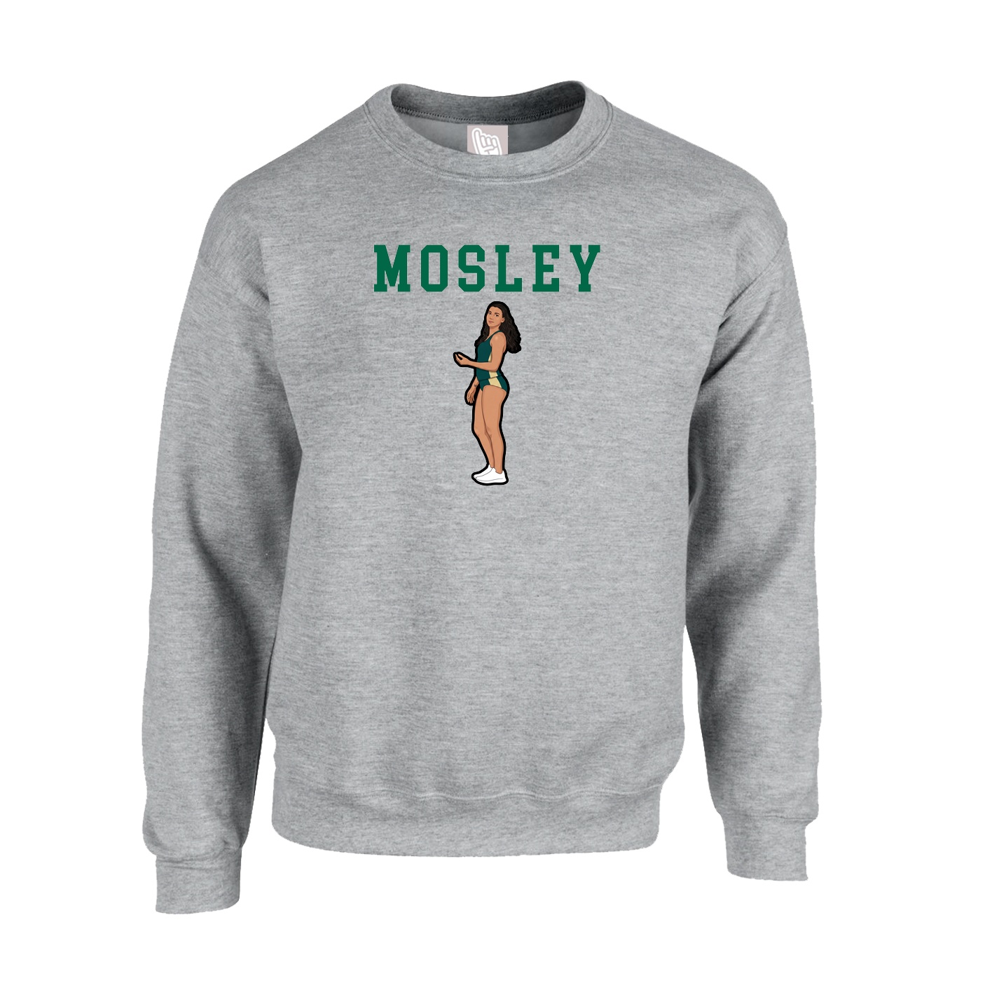 Fleece Crew — Shirsey in Grey