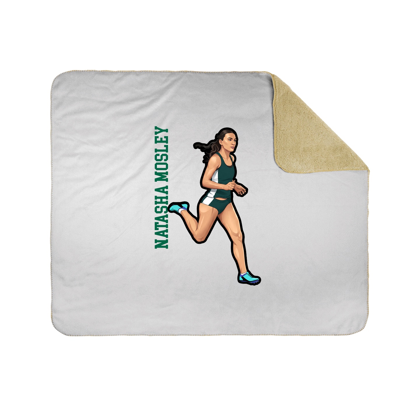 50x60 Sherpa Lined Throw Blanket