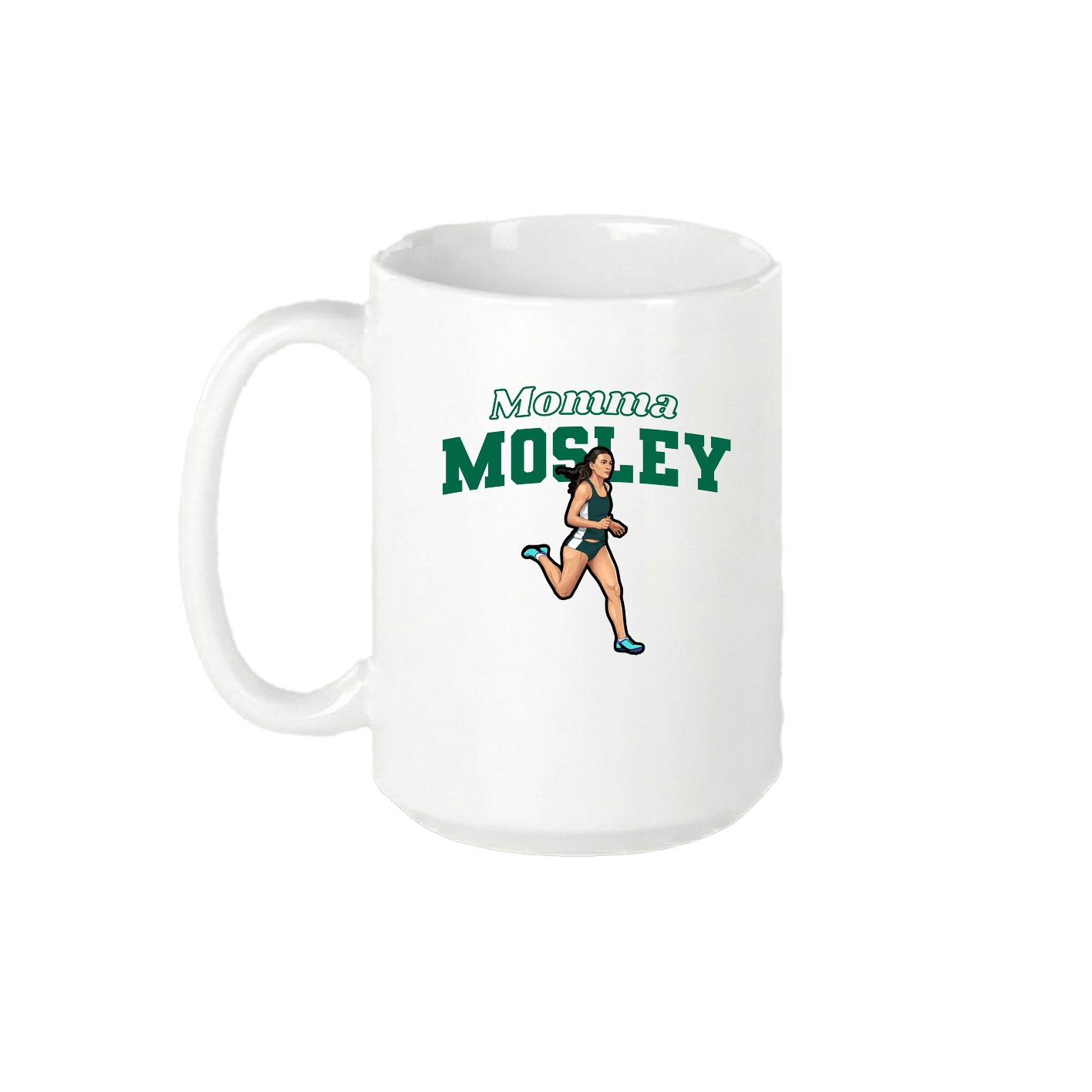 15oz Coffee Mug — Mothers Day Block in White