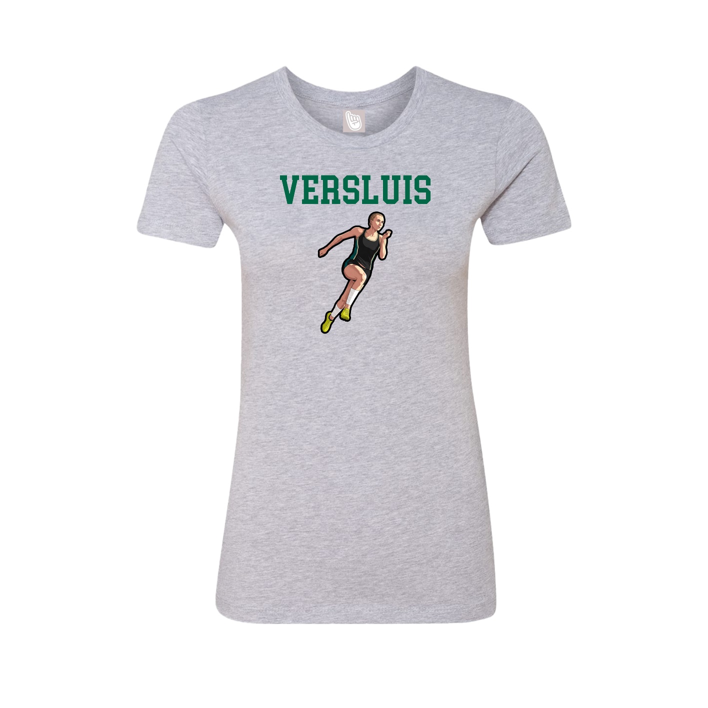Fitted Women's Tee — Shirsey in Grey