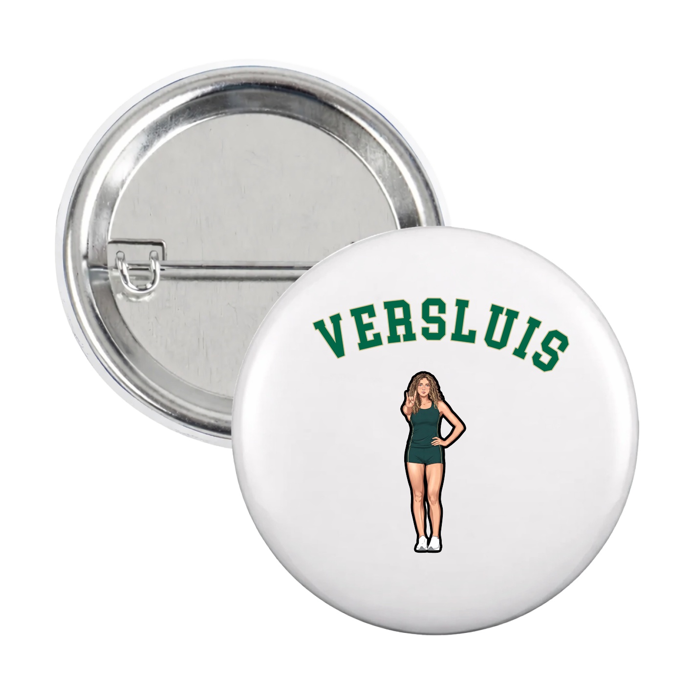 Game Day Button — Shirsey Arch in White