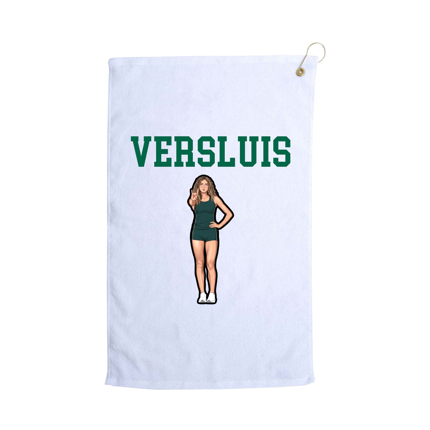 Golf Towel — Shirsey in White