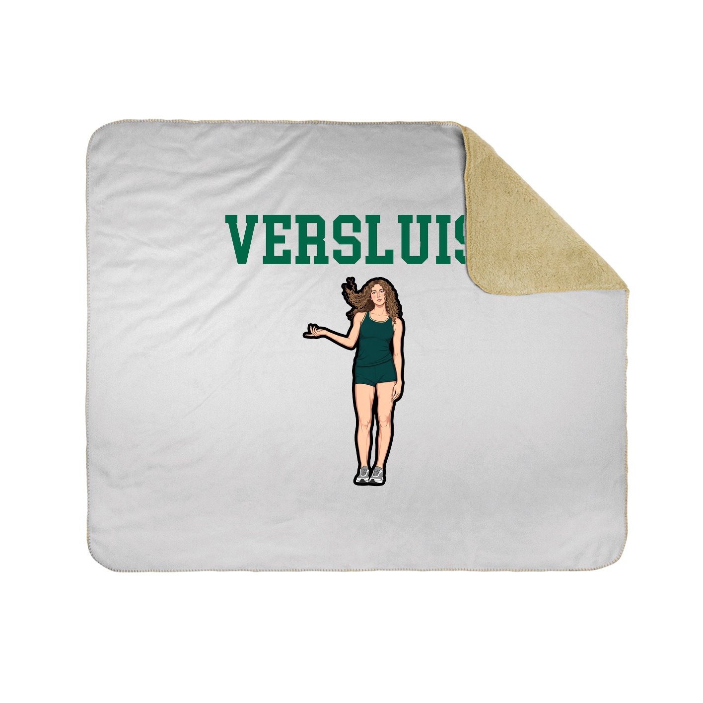 Throw Blanket — Shirsey in White