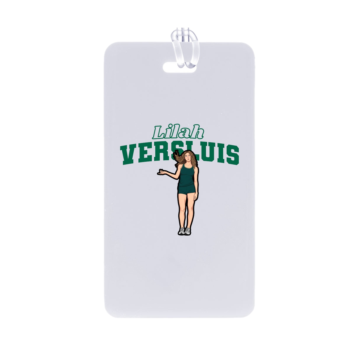 Bag Tag — Name Arch in Classic