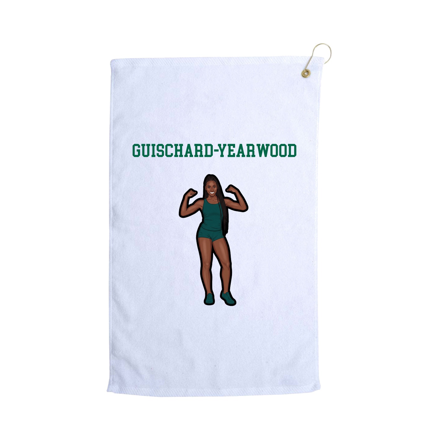 Golf Towel — Shirsey in White
