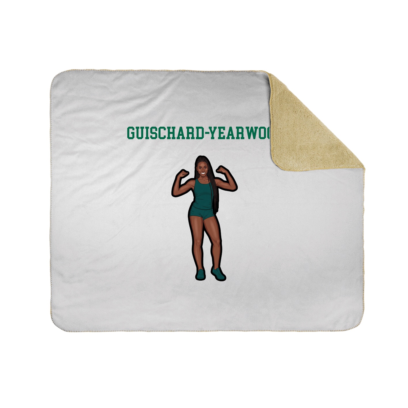 Throw Blanket — Shirsey in White