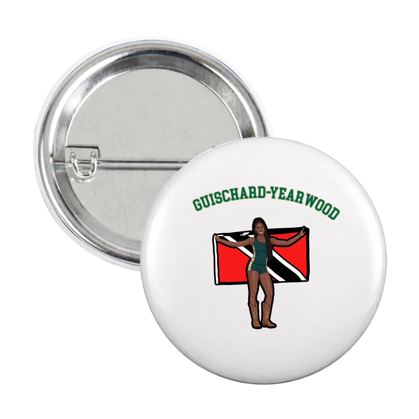 Game Day Button — Shirsey Arch in White