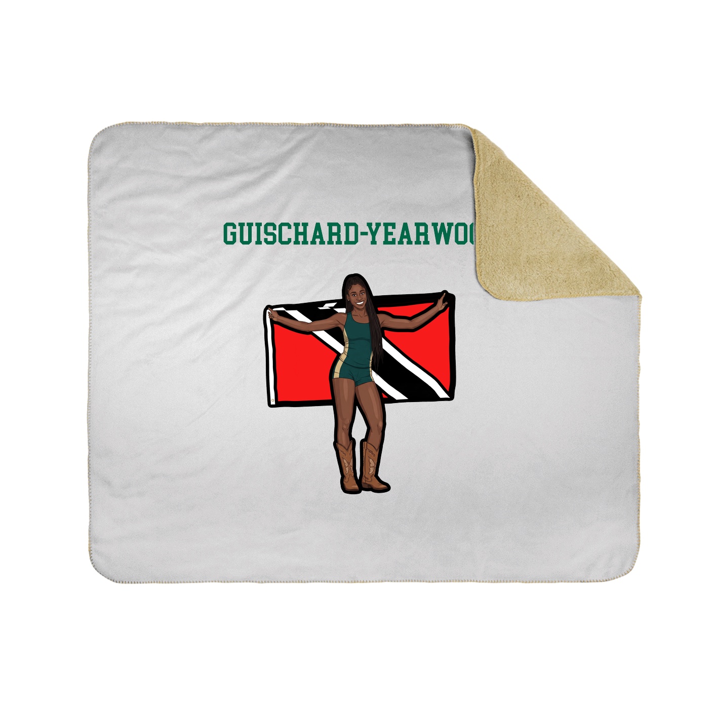 Throw Blanket — Shirsey in White