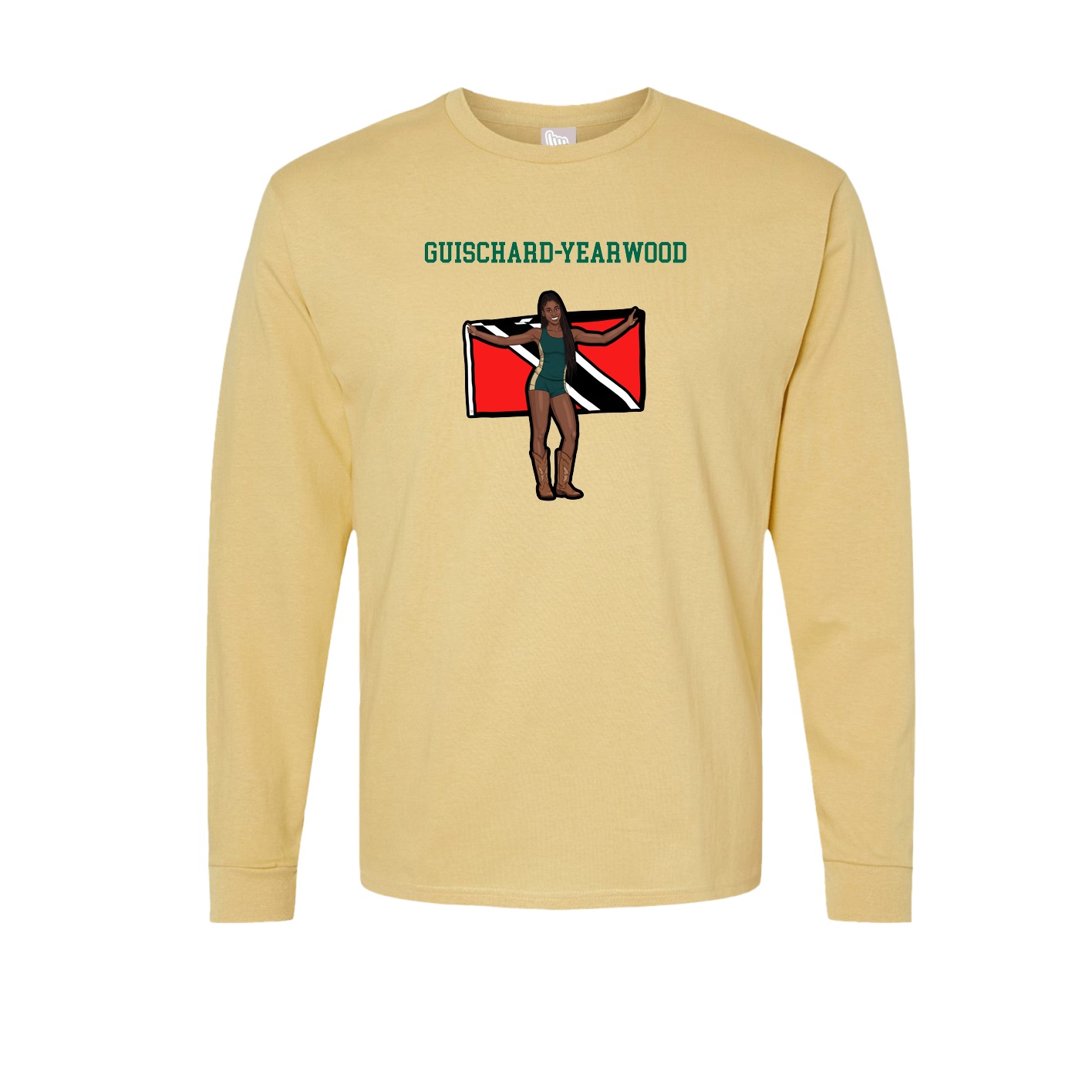 Long Sleeve Tee — Shirsey in Vegas Gold
