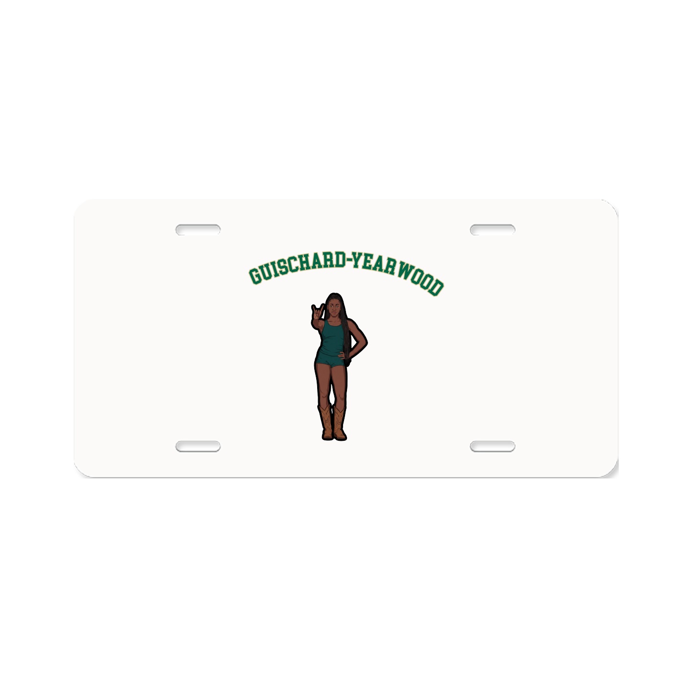 License Plate — Shirsey Arch in Classic