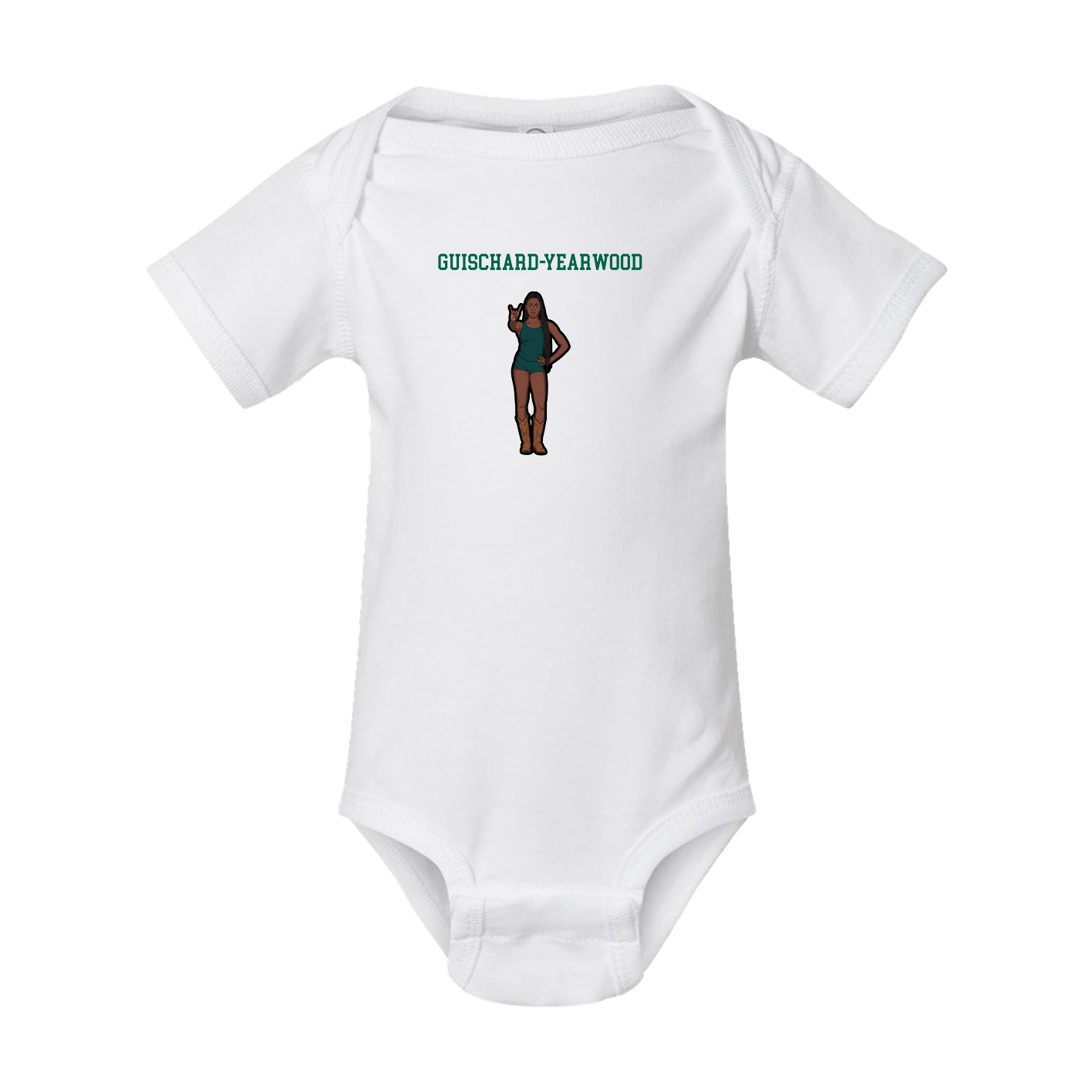 Baby Onesie — Shirsey in White