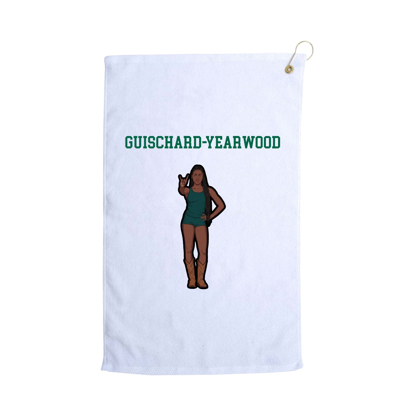 Golf Towel — Shirsey in White