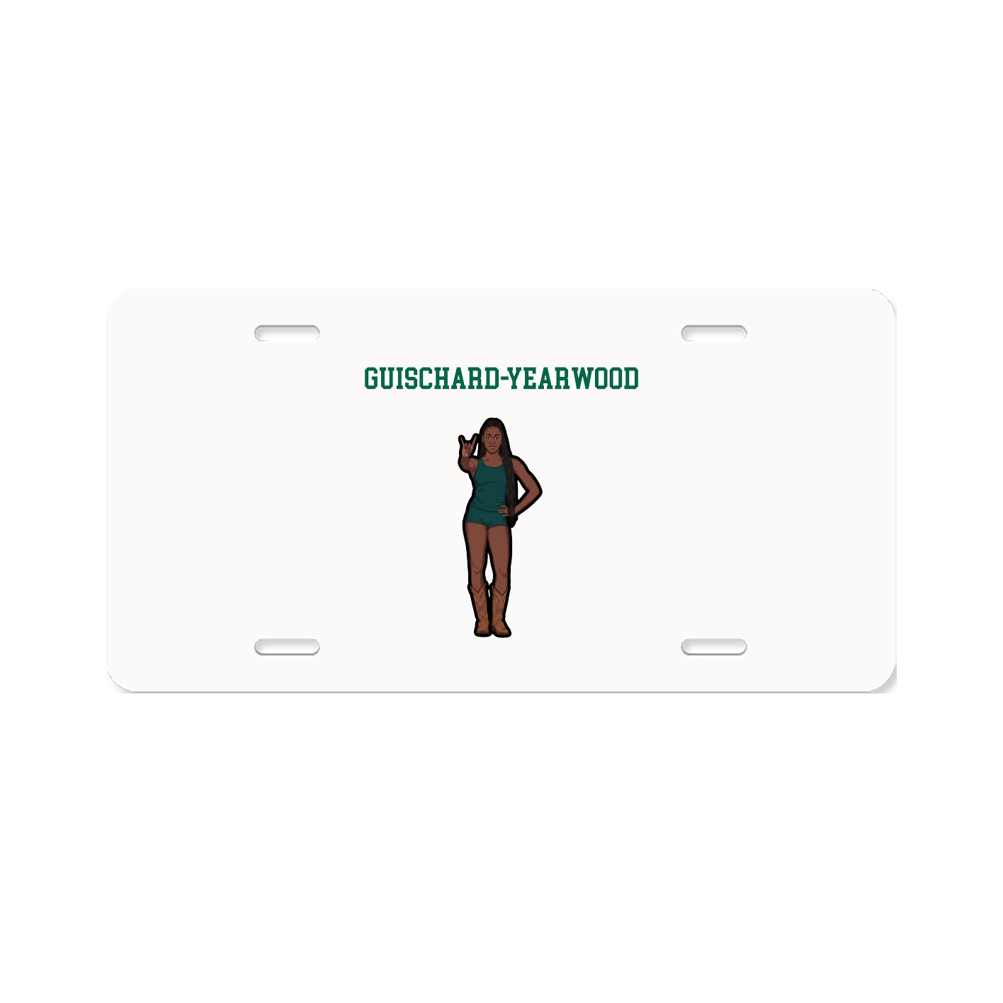 License Plate — Shirsey in Classic