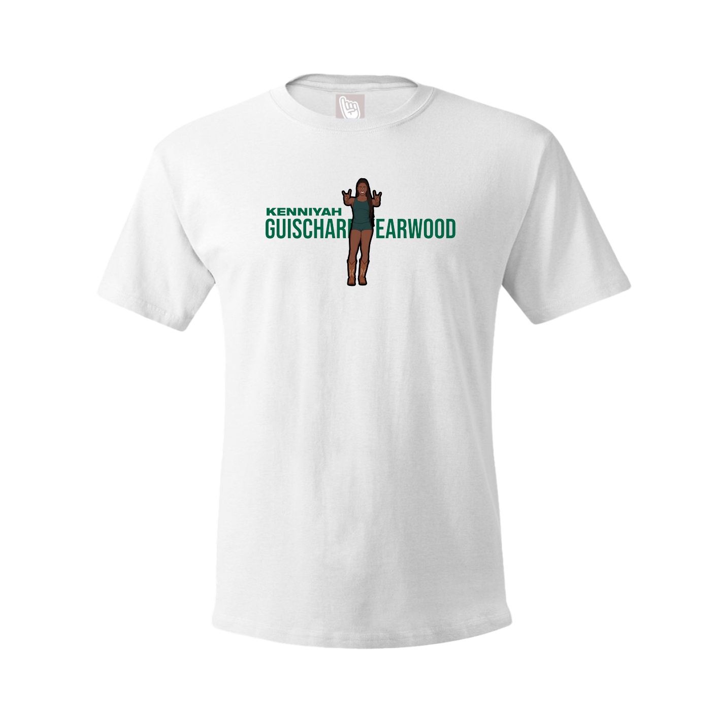 Youth Tee — Player Name in White