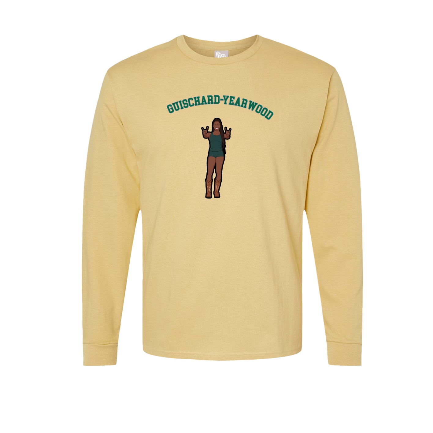 Long Sleeve Tee — Shirsey Arch in Vegas Gold