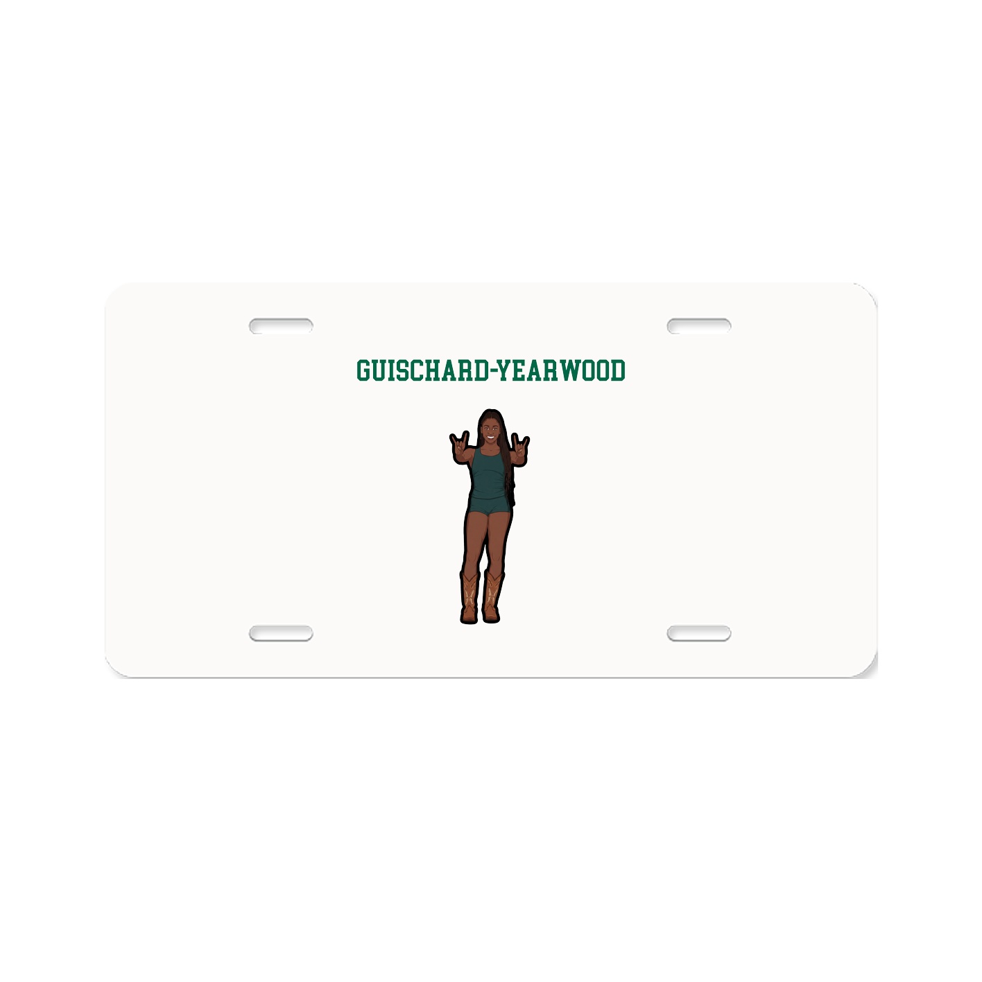 License Plate — Shirsey in Classic