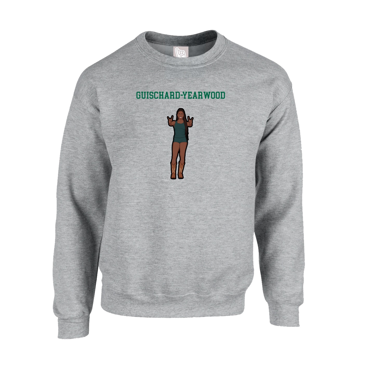 Fleece Crew — Shirsey in Grey