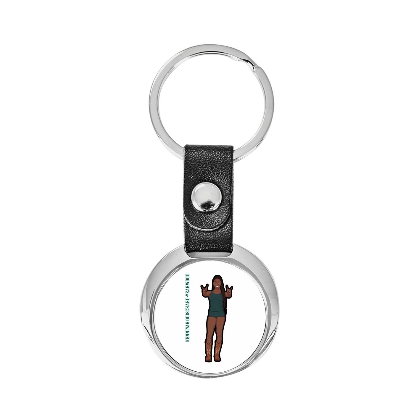 Key Chain — Name Vertical in Classic