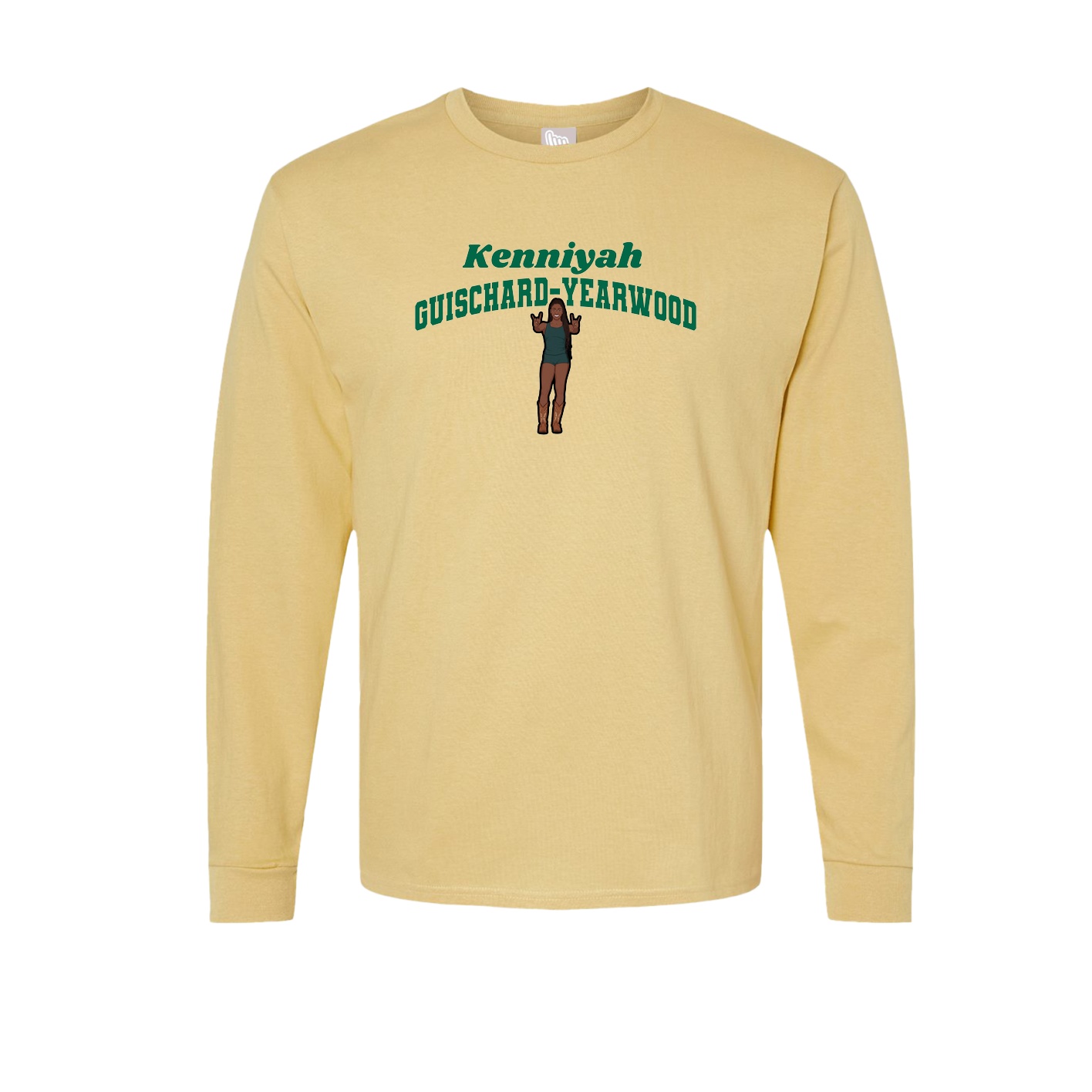 Long Sleeve Tee — Signature Arch in Vegas Gold