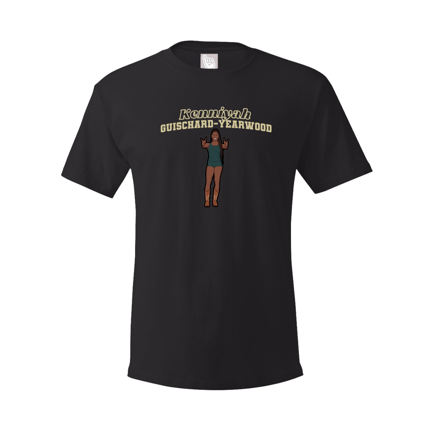Youth Tee — Name Arch in Black